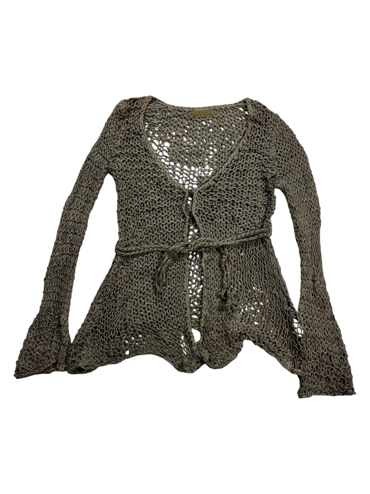 If Six Was Nine 2000s GOA - Knitted Fish Net Top Size US M / EU 48-50 / 2 - 1 Thumbnail