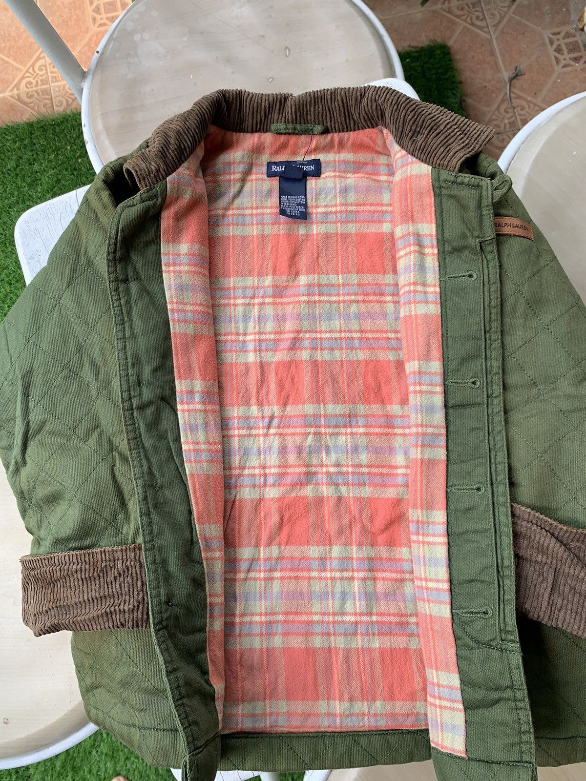 Polo Ralph Lauren Vintage Army Polo Ralph Lauren Quilted Field Jacket Kids Size US XXS / EU 40 - 6 Thumbnail