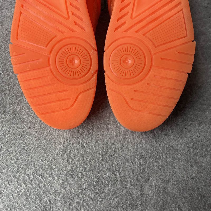 Louis Vuitton Virgil Louis Vuitton Orange Fashion Sneakers - Size US 8 / EU 41 - 6 Thumbnail