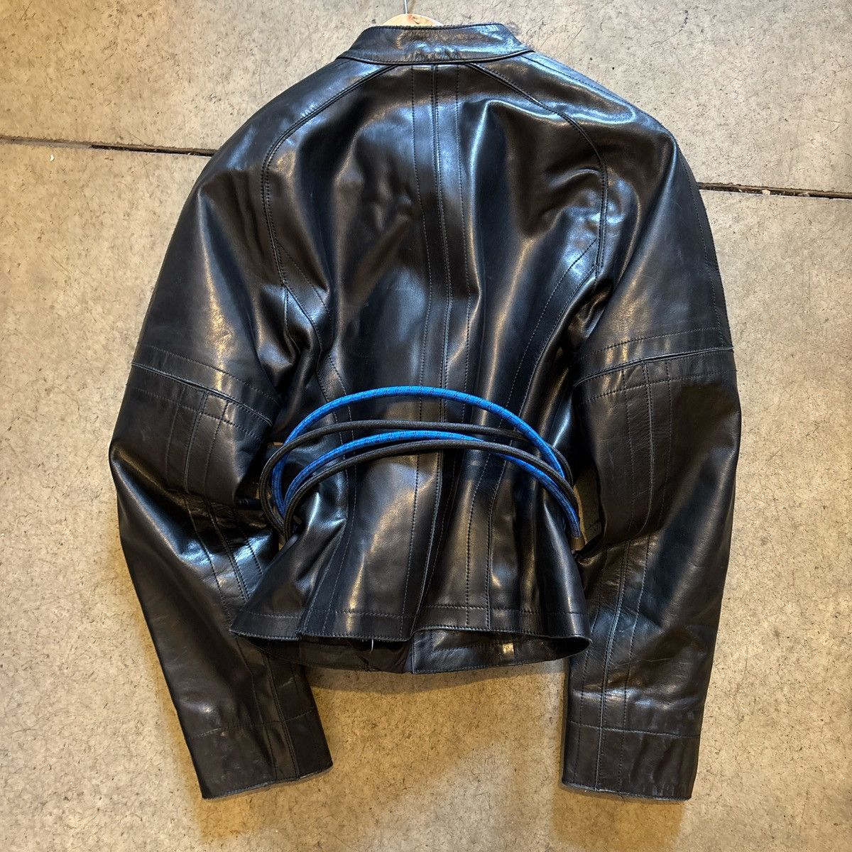 Dirk Bikkembergs Dirk bikkembergs wired leather jacket Size US S / EU 44-46 / 1 - 3 Thumbnail