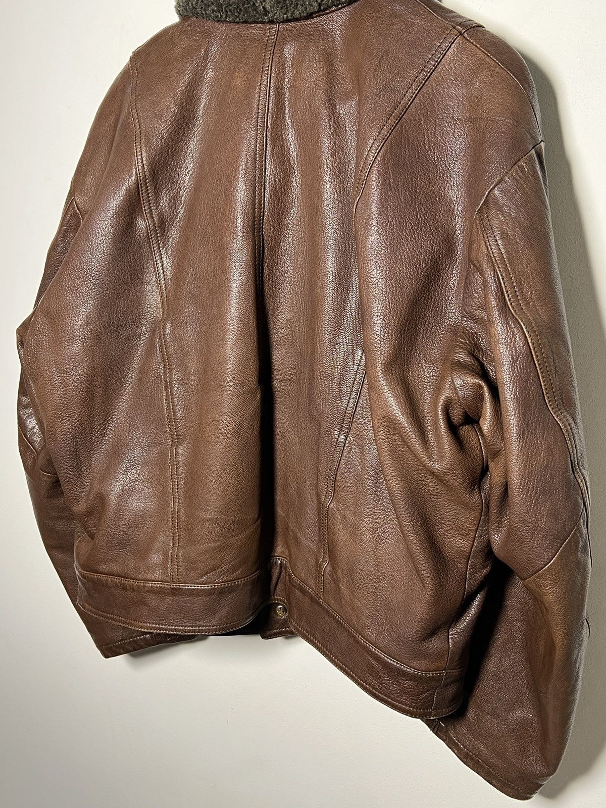 Giorgio Armani Giorgio Armani runway shearling aviator jacket archive Size US M / EU 48-50 / 2 - 12 Thumbnail