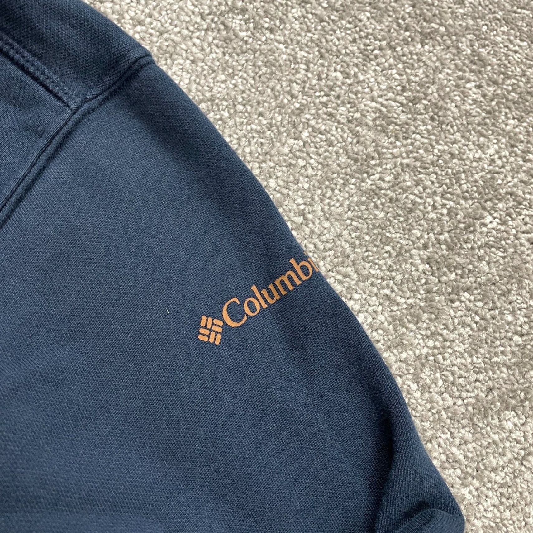 Vintage Columbia Hoodie Sweatshirt Womens XS Navy Blue Graphic Pullover Jacket Casual Size XS / US 0-2 / IT 36-38 - 4 Thumbnail