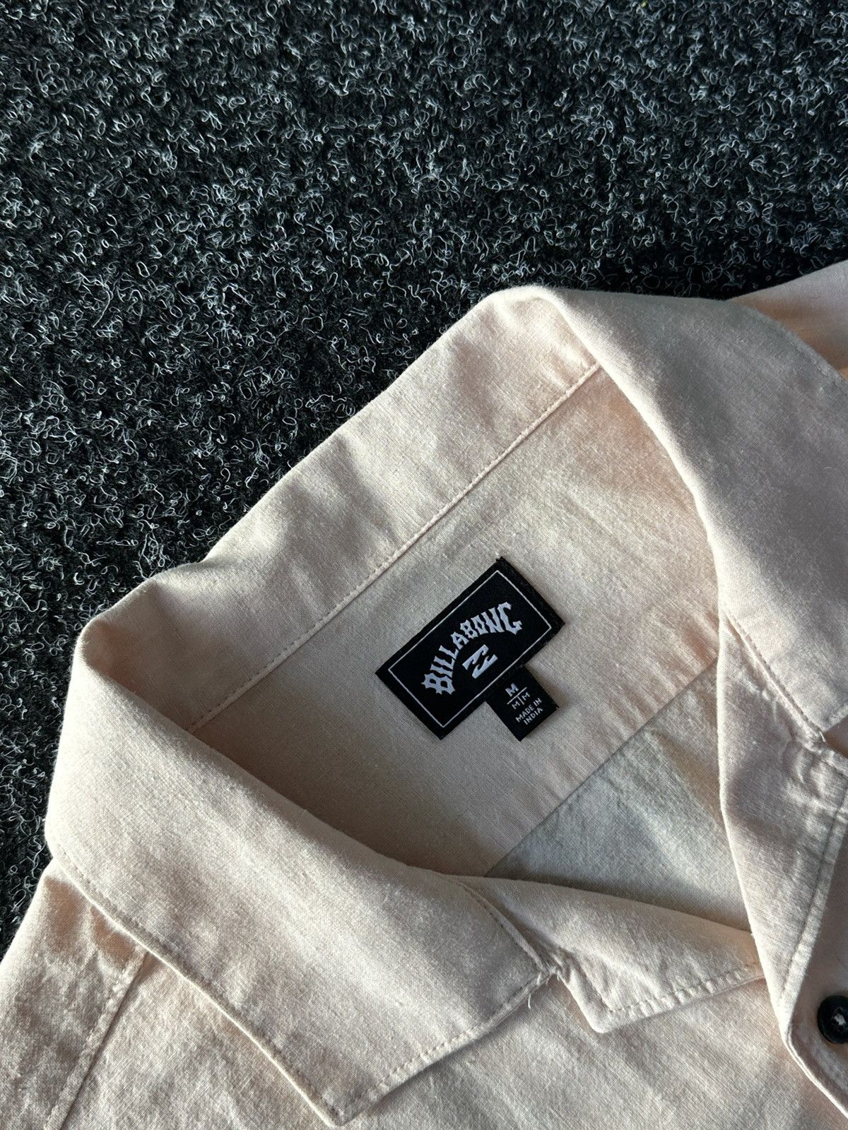 Billabong × Vintage 🚨Vintage 90s Logo BILLABONG peach short sleeve Y2K HAWAII Size US M / EU 48-50 / 2 - 4 Thumbnail