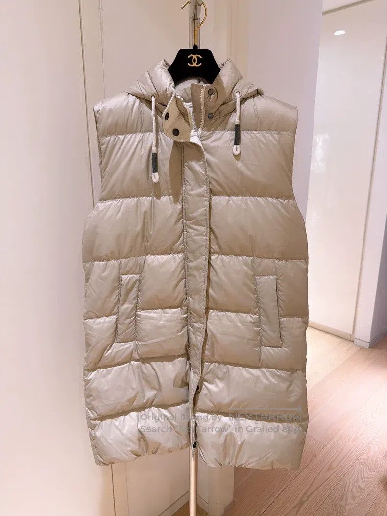 Brunello Cucinelli Brunello Cucinelli Classic long down vest Size XS / US 0-2 / IT 36-38 - 1 Thumbnail