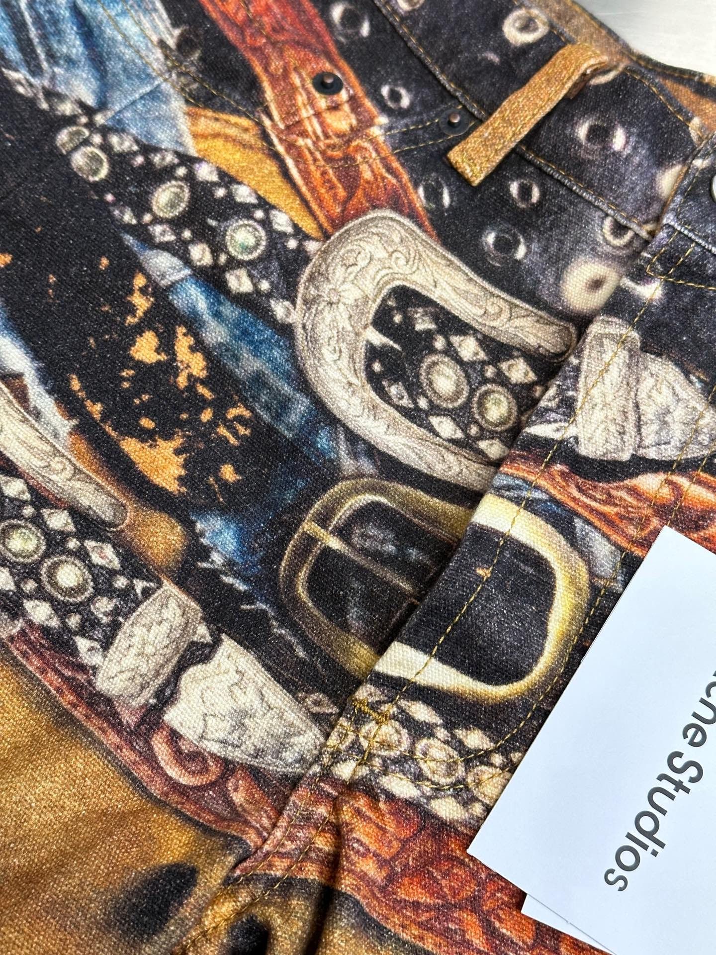 Dolce & Gabbana × Vintage Micro horn trendy jeans, light luxury jeans Size US 36 / EU 52 - 3 Thumbnail