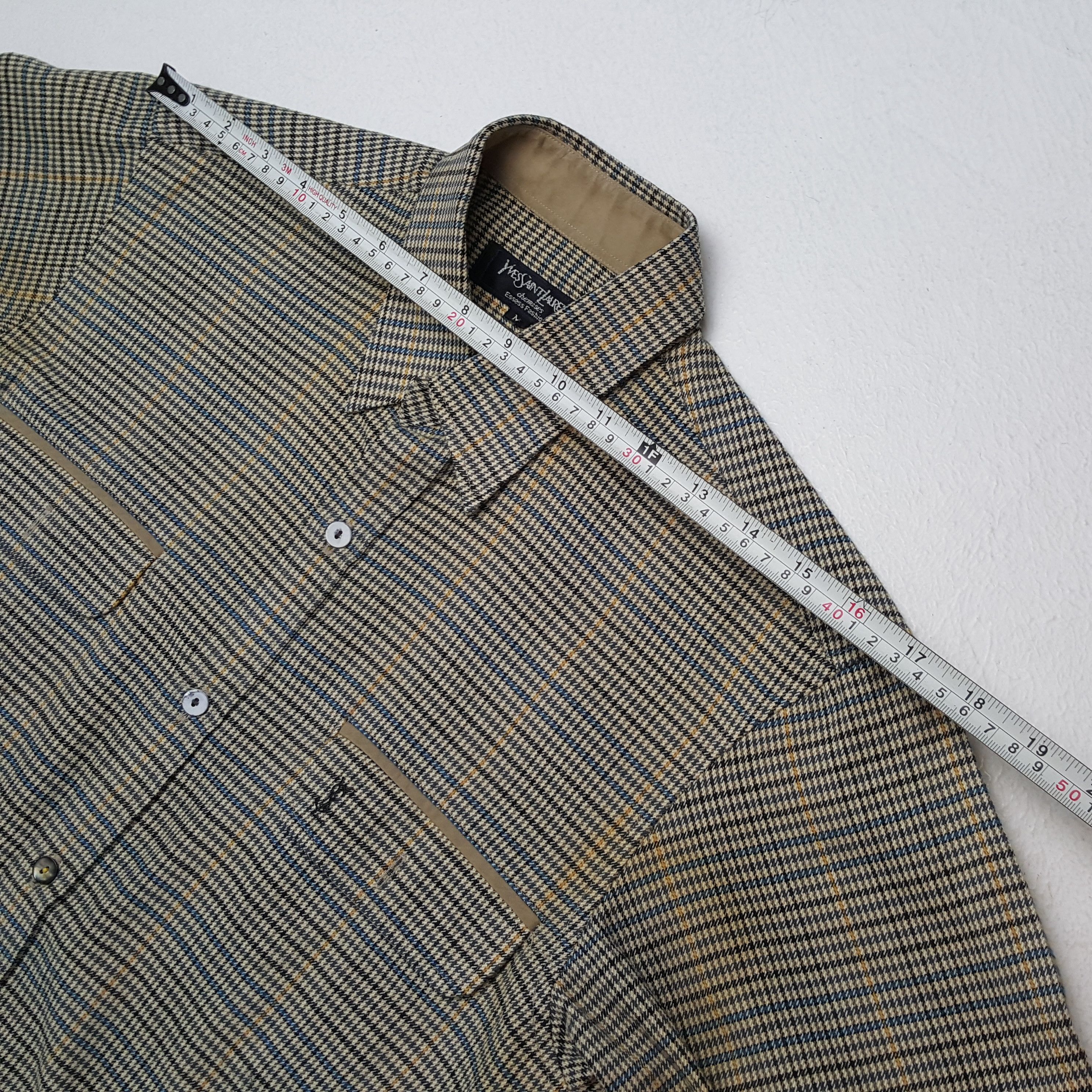 Vintage × Yves Saint Laurent Vintage YVES SAINT LAURENT Italian Fashion Brand Shirts Size US M / EU 48-50 / 2 - 4 Thumbnail