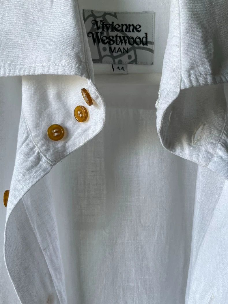 Vivienne Westwood Vivienne Westwood size44 Rare linen short-sleeved shirt Size M / US 6-8 / IT 42-44 - 3 Thumbnail