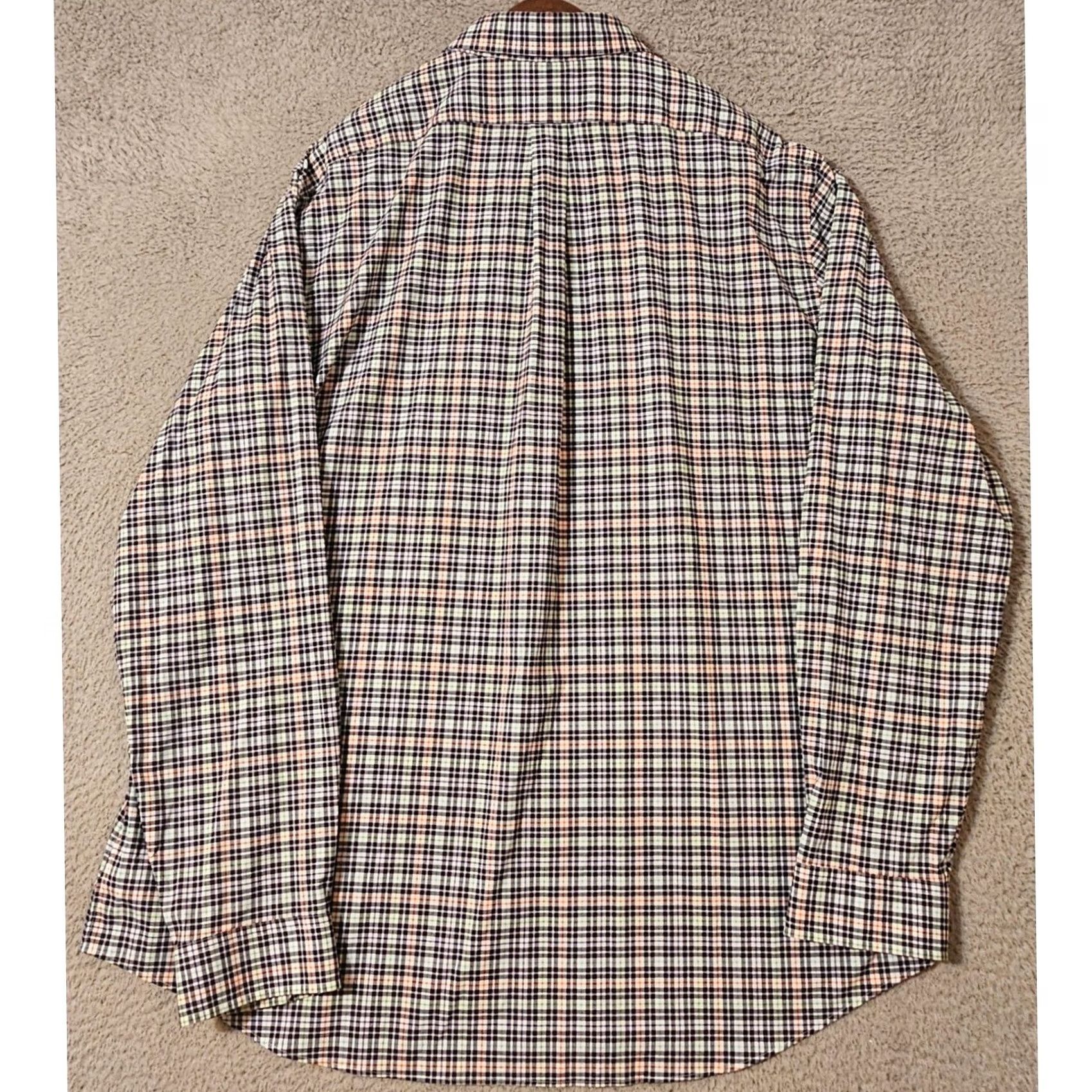 Ralph Lauren Ralph Lauren Shirt Mens 2XL Blue Gingham Performance Long Sleeve Button Down Size US XXL / EU 58 / 5 - 3 Thumbnail