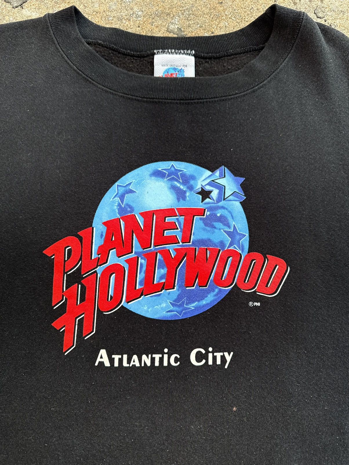 Band Tees × Planet Hollywood × Vintage Planet Hollywood Vintage 90’s Retro Logo Sweatshirt Size US M / EU 48-50 / 2 - 2 Thumbnail