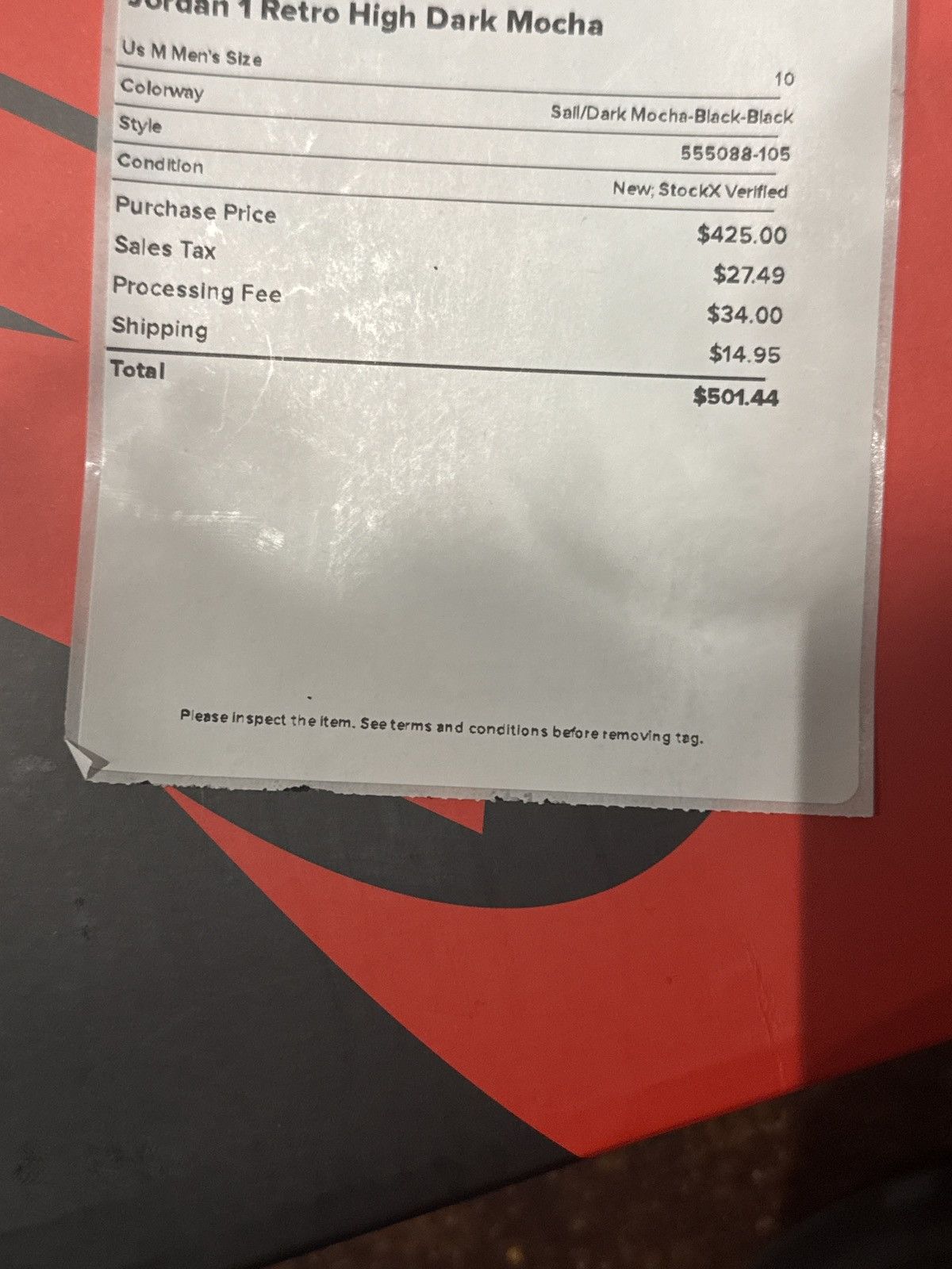 Jordan Brand Jordan 1 Mocha Size US 10 / EU 43 - 8 Thumbnail