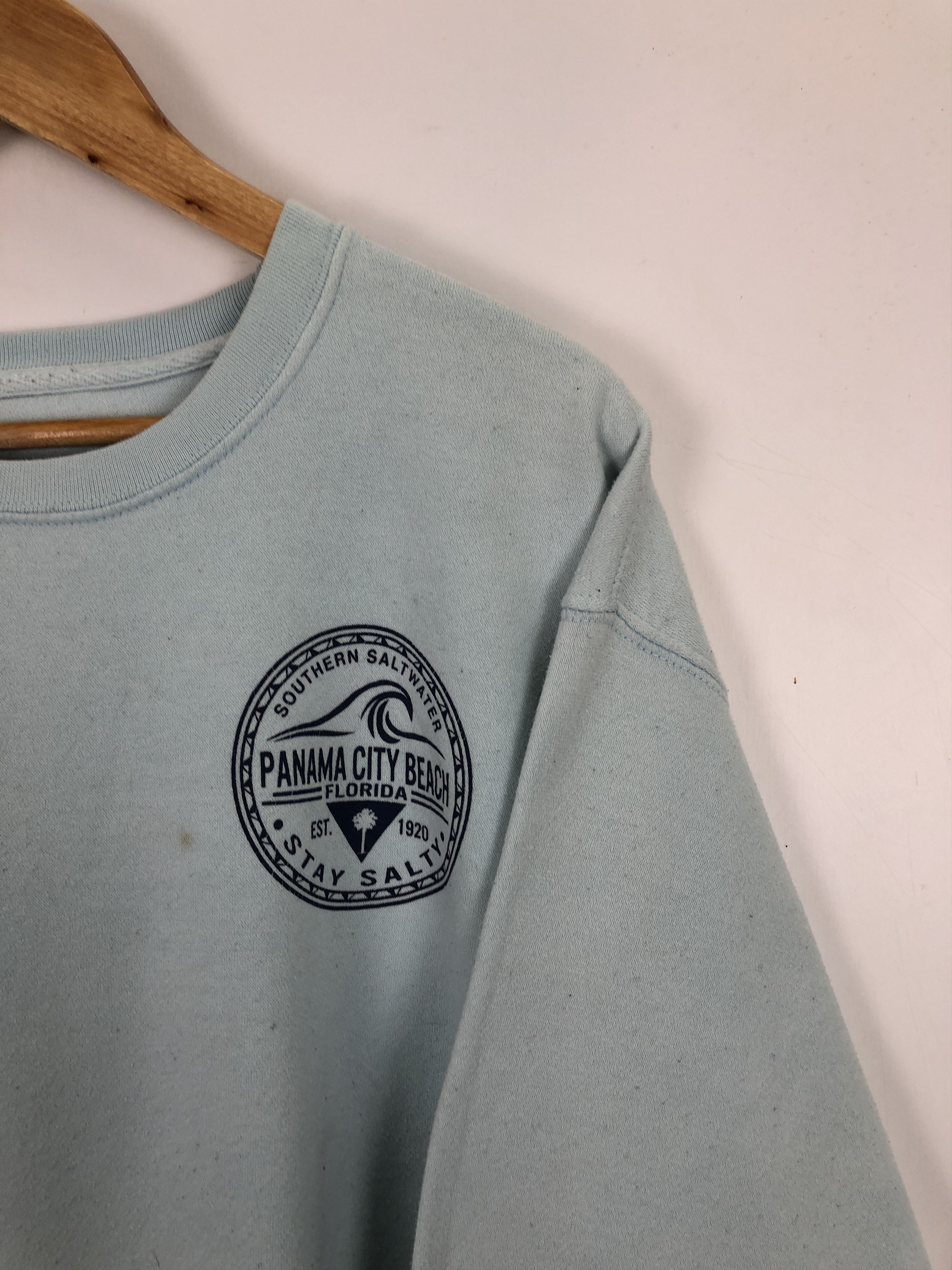 Pacific and Co. × Vintage Vintage Pacific & Co Panama City Beach Sweatshirt Size US L / EU 52-54 / 3 - 9 Thumbnail