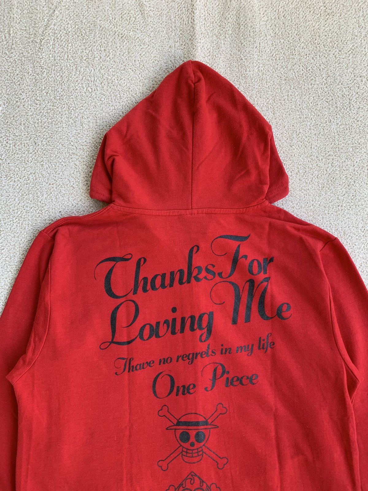 Japanese Brand × One Piece One Piece Thanks ForLoving Me Zip Hoodie Size US L / EU 52-54 / 3 - 4 Thumbnail