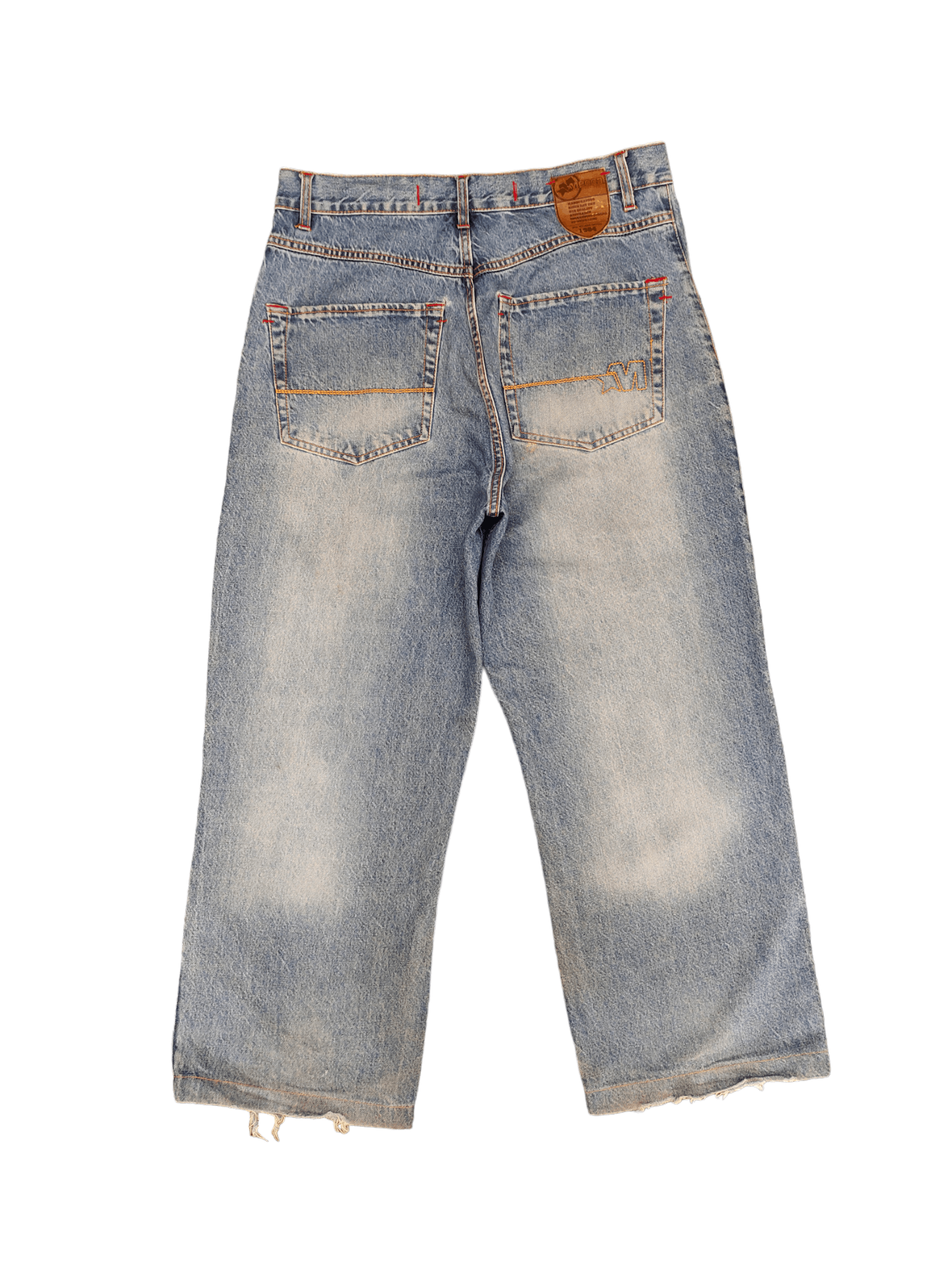Mecca Baggy Jeans Mecca Wide Leg Denim Y2k Jnco Size US 34 / EU 50 - 1 Thumbnail