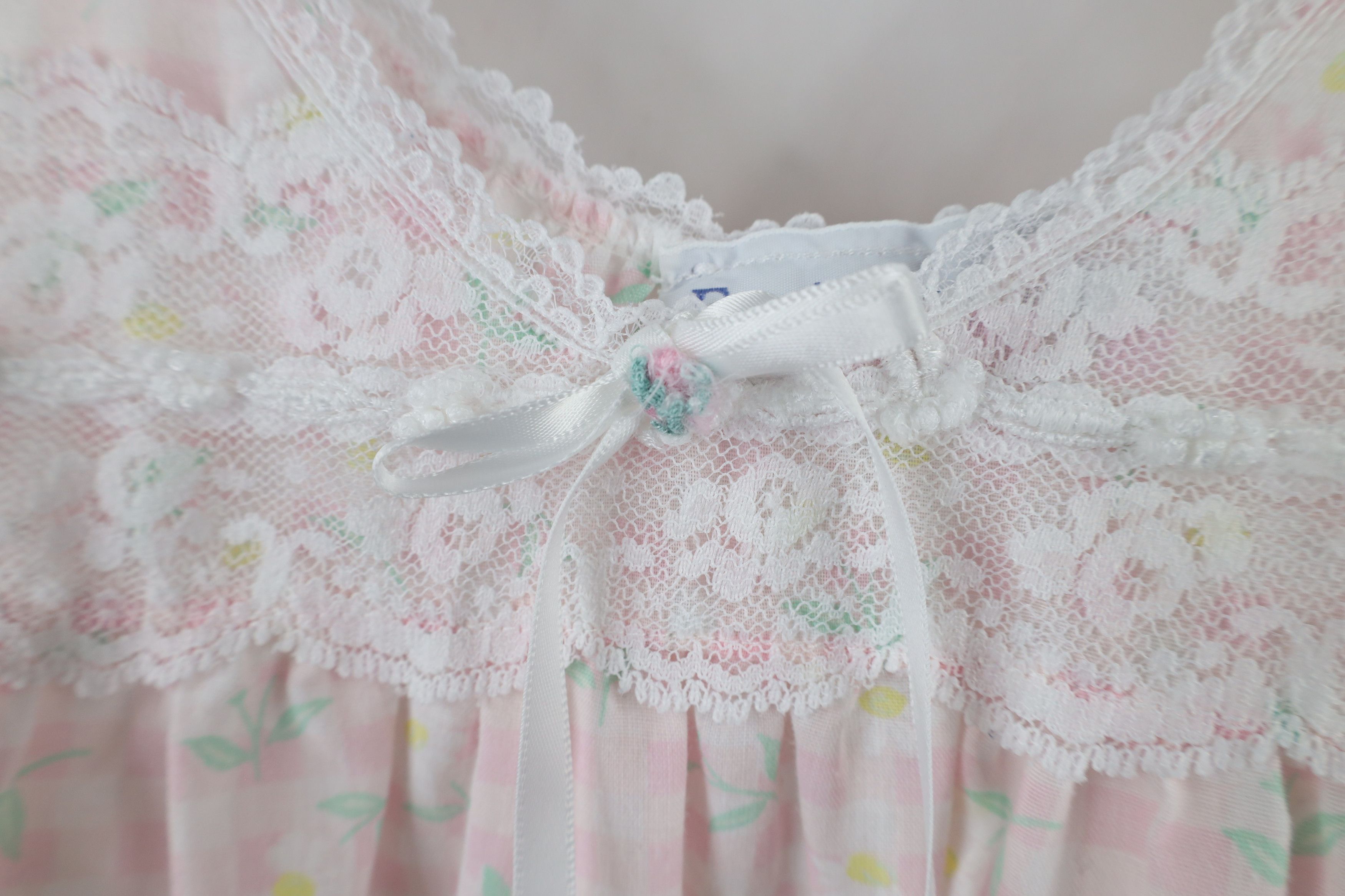 Vintage Vintage 90s Miss Elaine Plaid Night Gown Sleeping Shirt USA Size M / US 6-8 / IT 42-44 - 6 Thumbnail