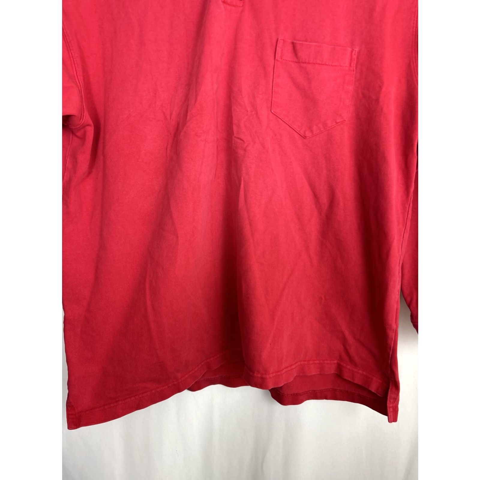 Eddie Bauer VINTAGE Eddie Bauer Polo Rugby Shirt XLT Long Sleeve Men Red Pocket Canada Size US XL / EU 56 / 4 - 4 Thumbnail