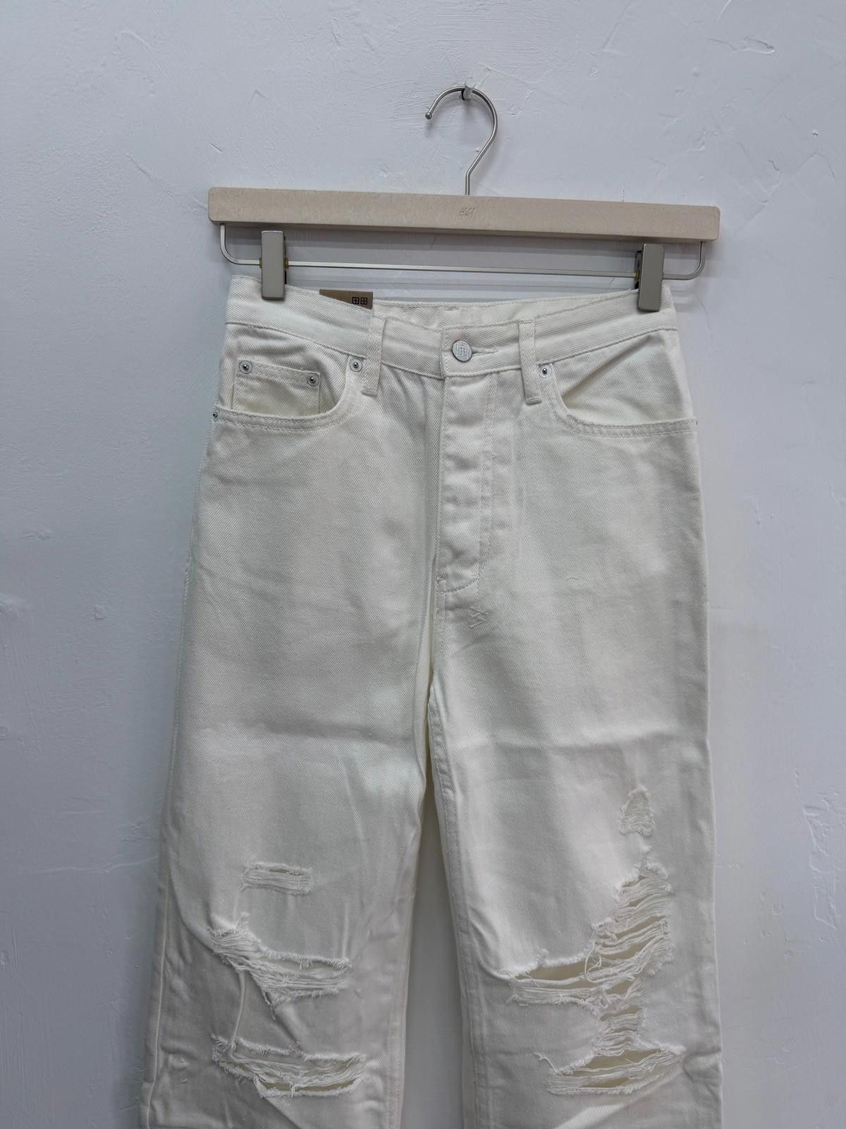 Ksubi new ksubi womens denim jeans brooklyn jean white sliced 24 6 Size 24" / US 00 / IT 34 - 3 Thumbnail
