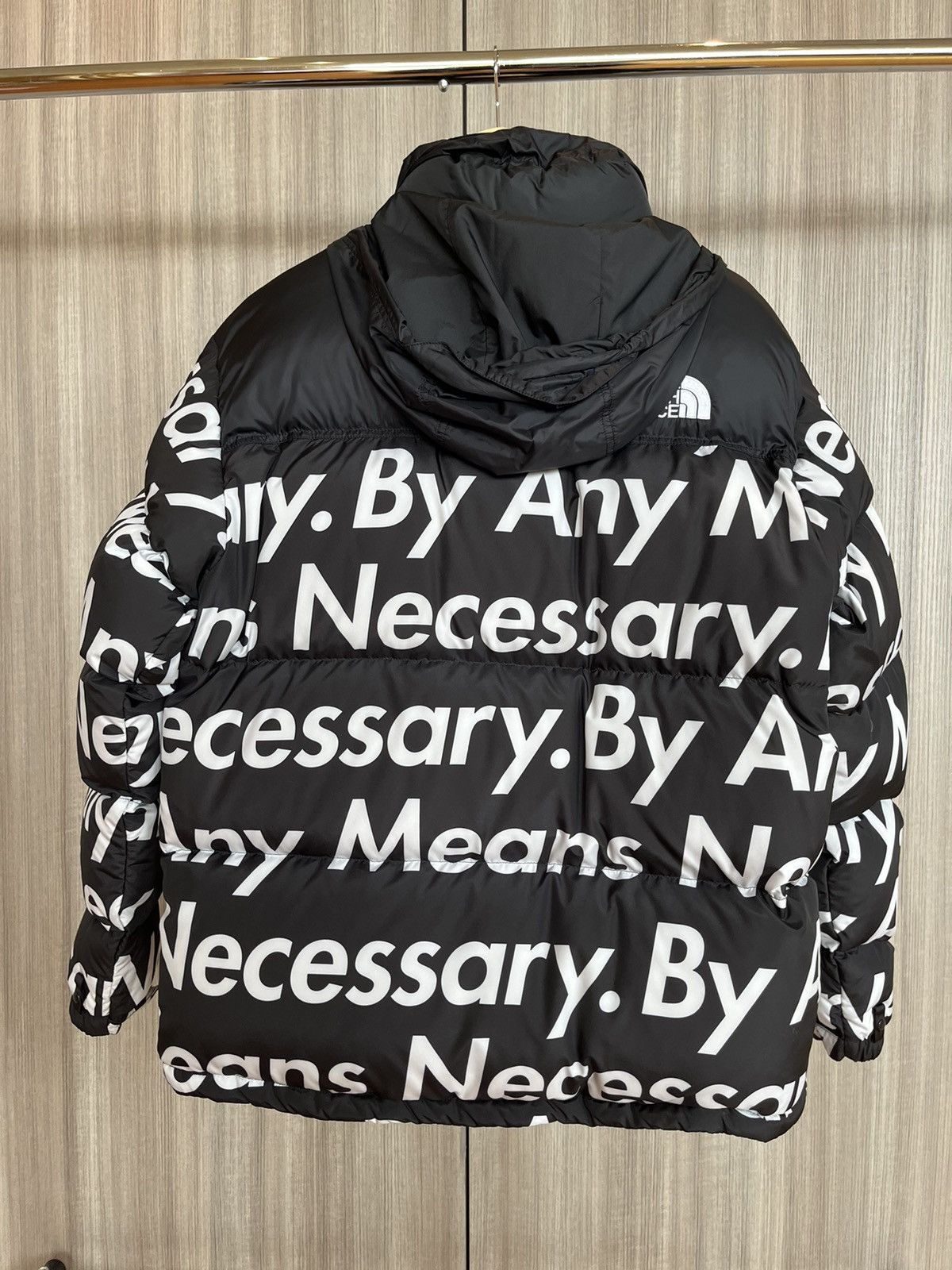 Supreme × The North Face Supreme x TNF BAMN Black Nuptse Jacket Size US L / EU 52-54 / 3 - 3 Thumbnail