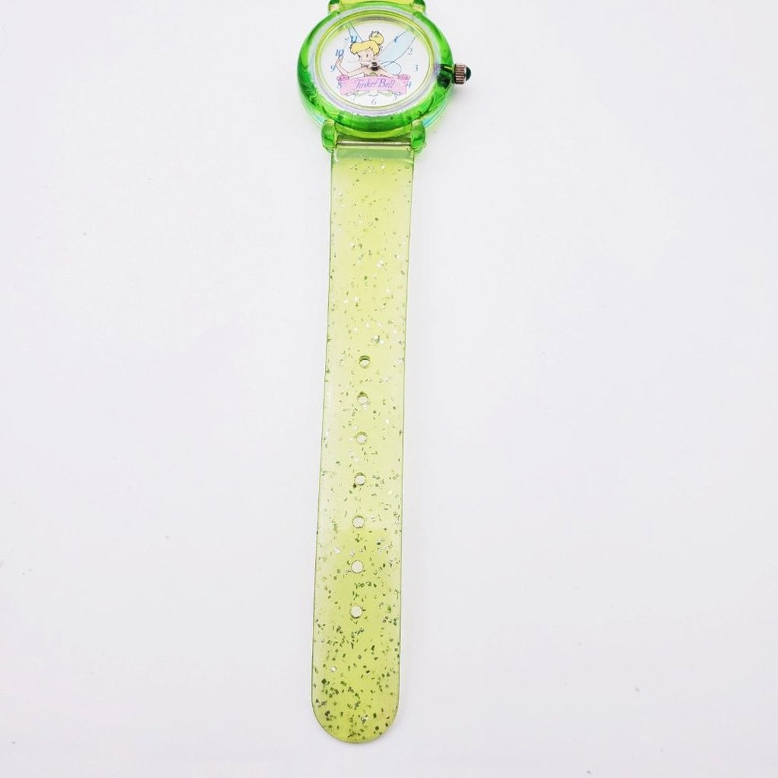 Disney Sparkle w This Disney Tinker Bell Green Rubber Sparkle Watch Size ONE SIZE - 3 Thumbnail