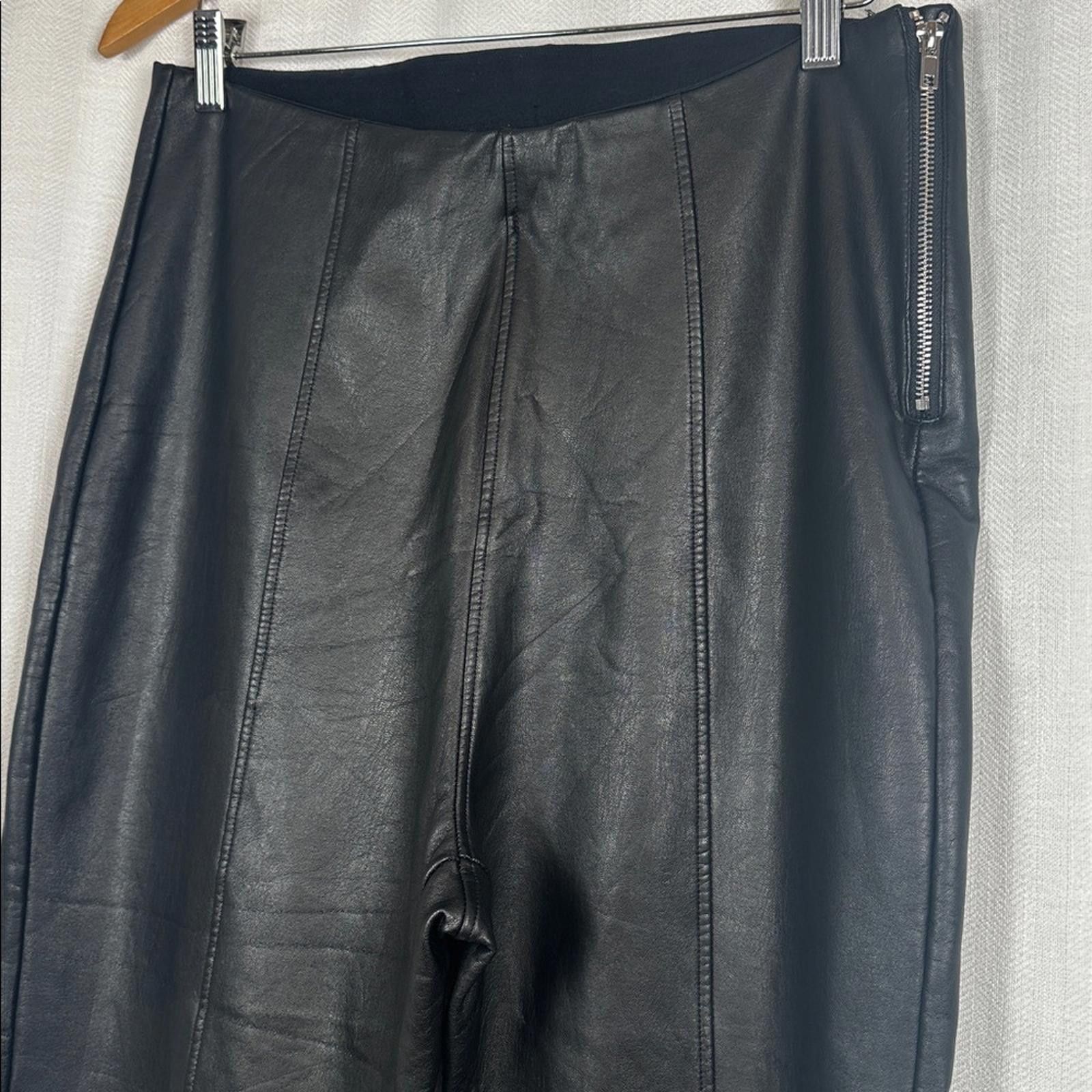 New Look New Look Curves sz 14 Black faux leather Cozy Lined Size 36" / US 14 / IT 50 - 3 Thumbnail