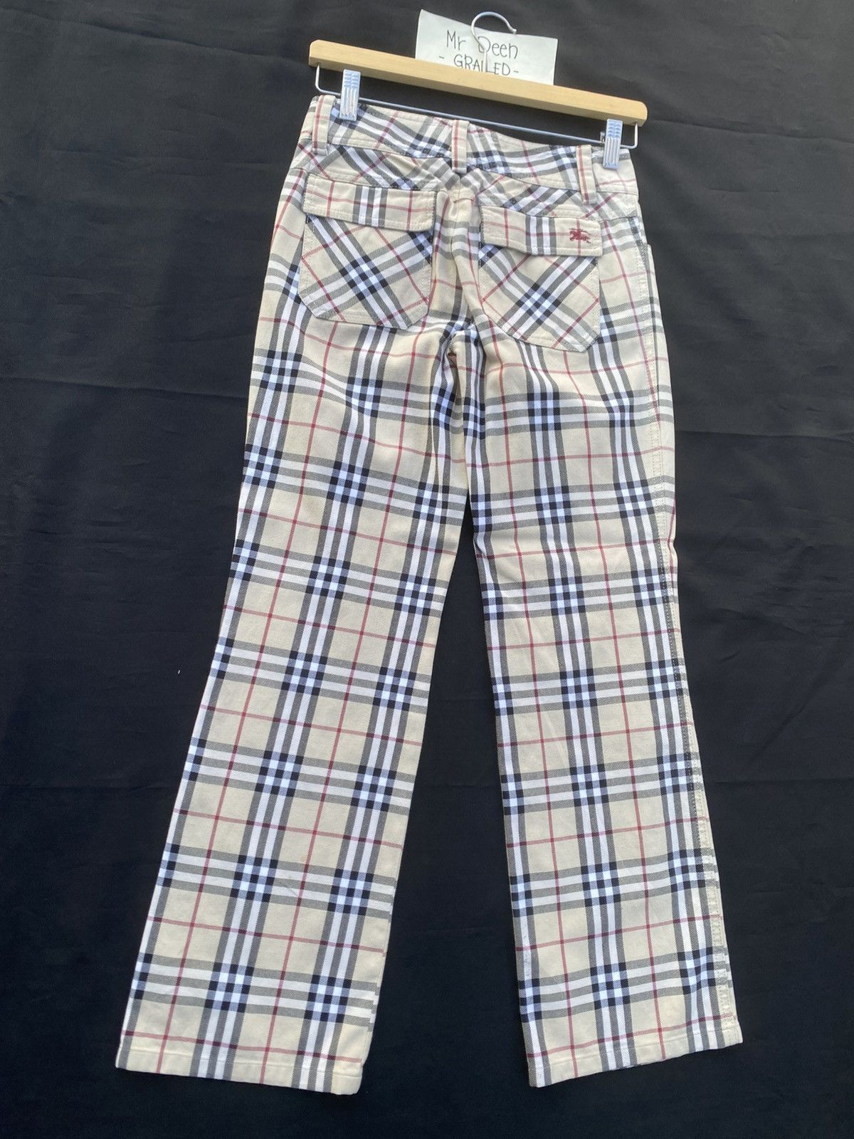 Burberry Rare Burberry Brown Checkered Casual Pants Size US 27 - 18 Thumbnail
