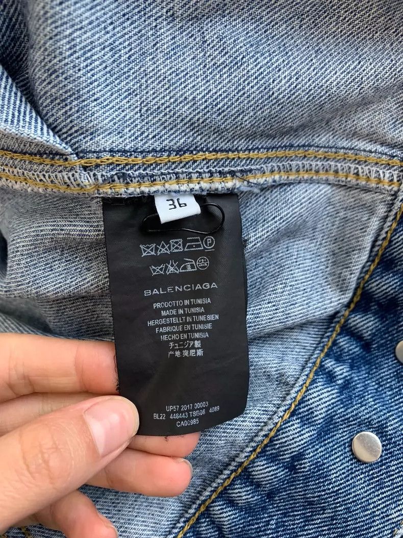 Balenciaga Balenciaga size 36 Denim Jacket Size M / US 6-8 / IT 42-44 - 5 Thumbnail