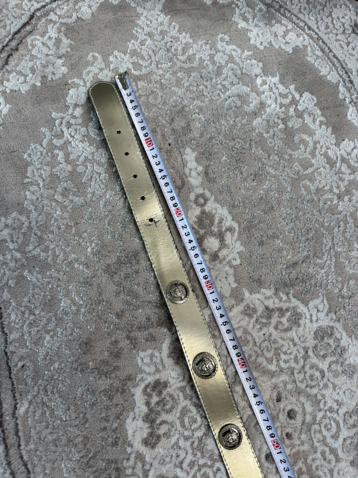 Versace 00ʼS Versace Medusa Style Y2K Vtg Belt Size ONE SIZE - 4 Thumbnail