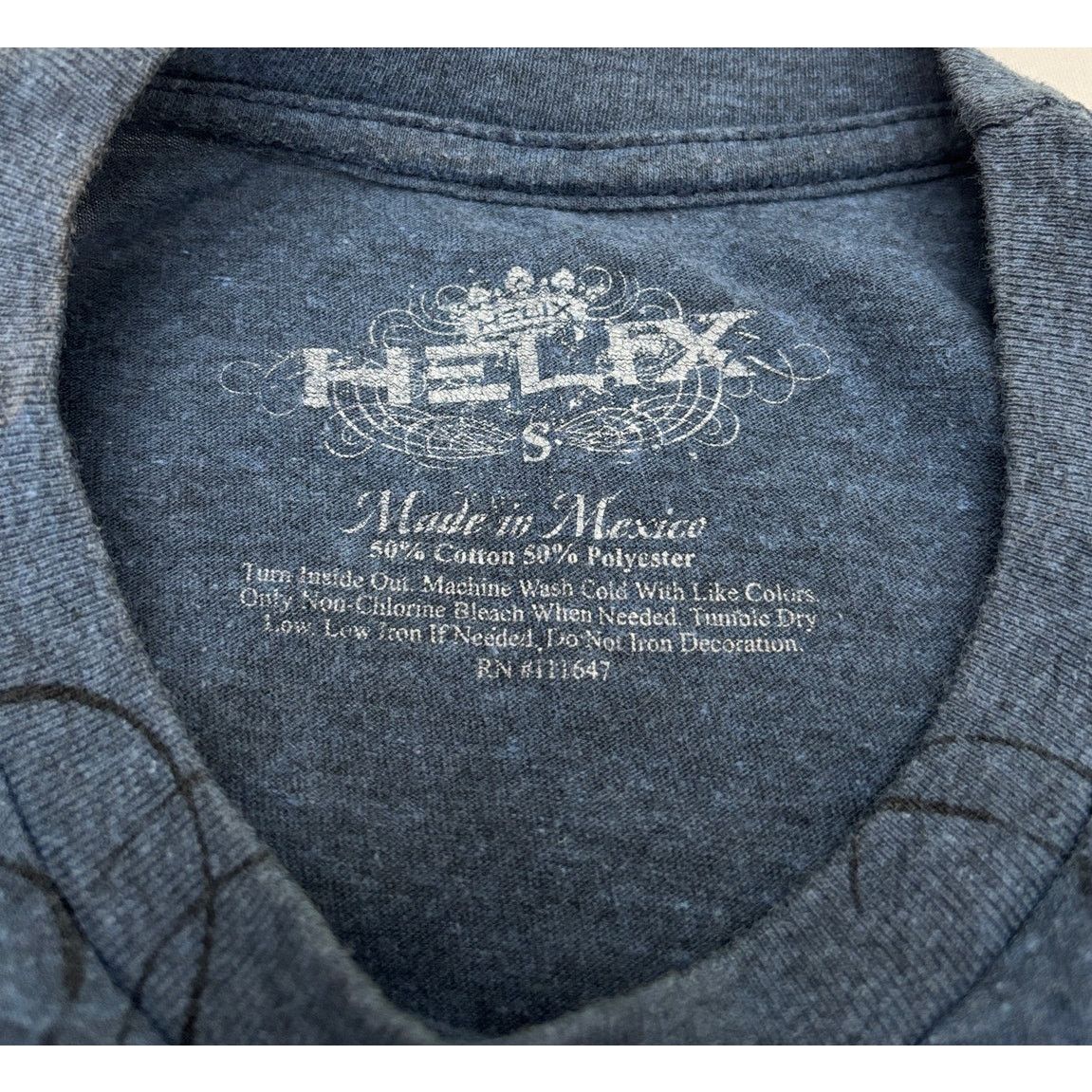 Helix Size S | HELIX Graphic Ghost Skull Short Sleeve Tee T-Shirt Size US S / EU 44-46 / 1 - 4 Thumbnail