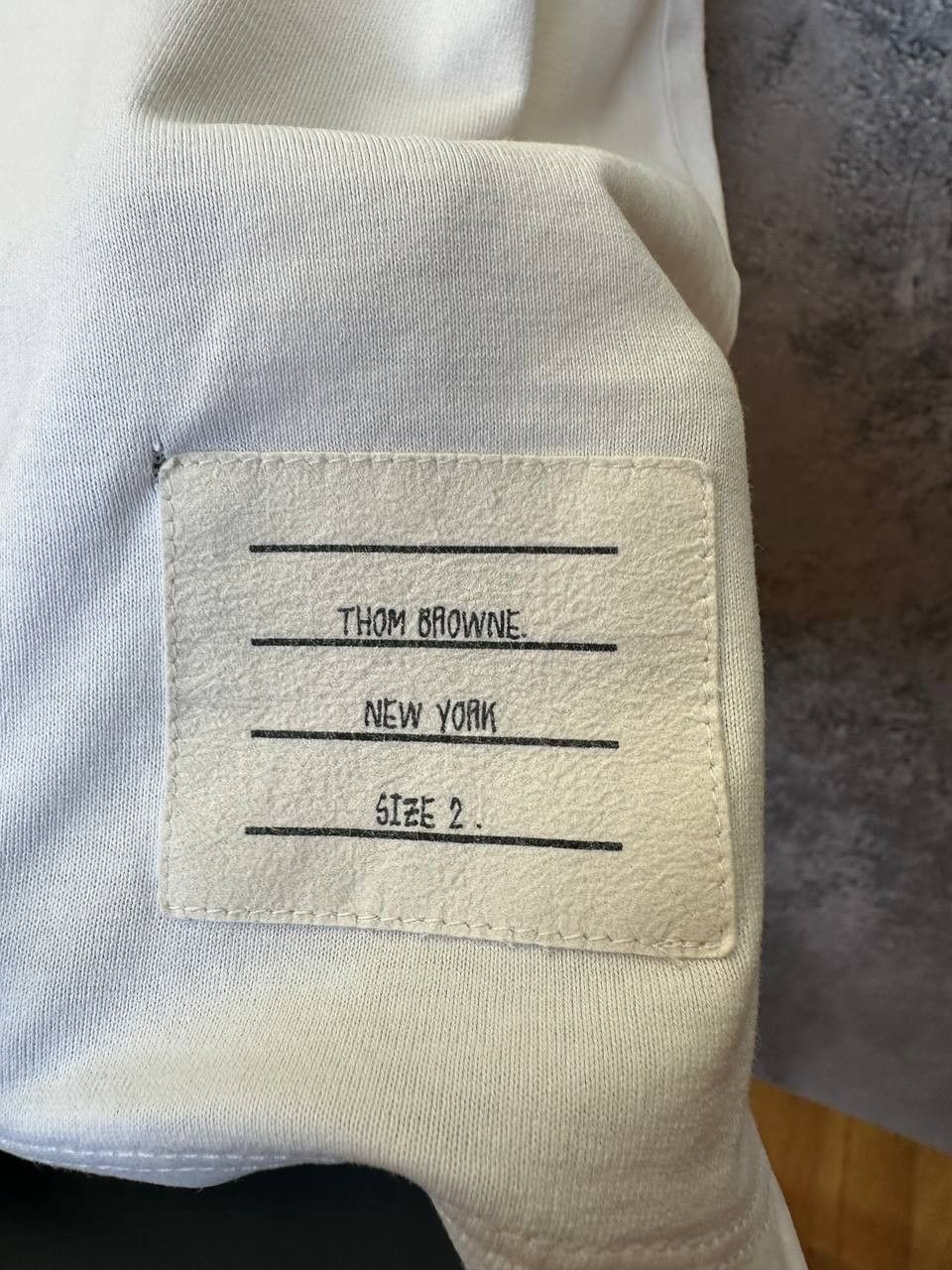 Thom Browne Thom Browne Crew Neck T-Shirt White Tee Shor Sleeve Size US M / EU 48-50 / 2 - 13 Thumbnail