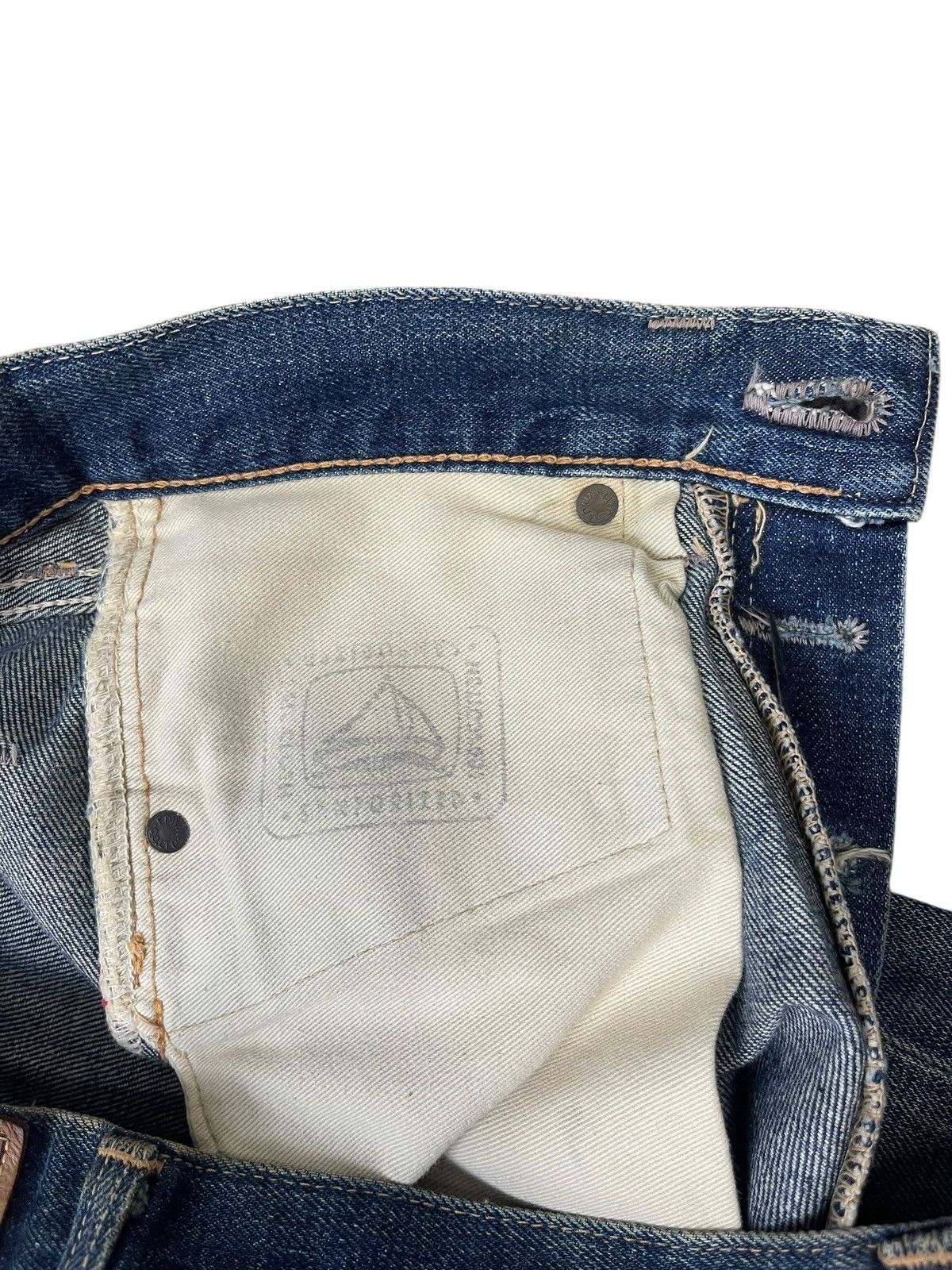 Edwin Vintage Edwin 505 SX Jeans Straight Cut Selvedge Size US 28 / EU 44 - 12 Thumbnail