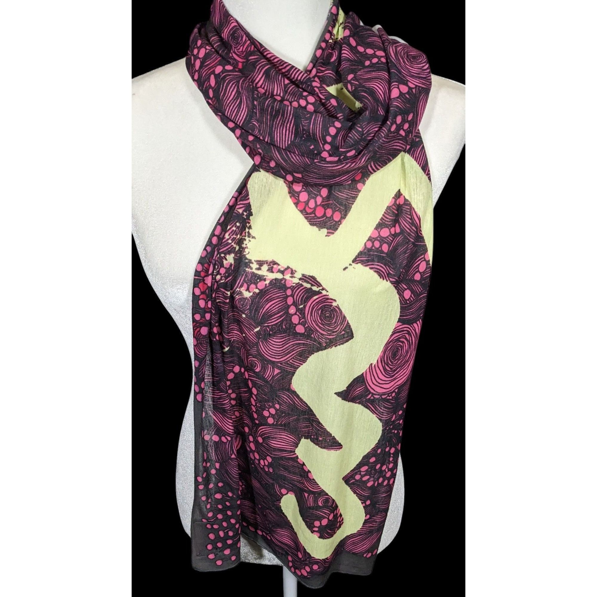 Other Unique Custoline Women's Portrait Art Scarf Size ONE SIZE - 5 Thumbnail