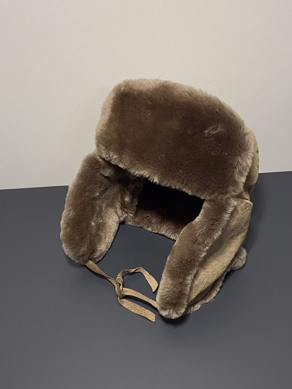 Vintage NATURAL FUR USHANKA HAT LEATHER VINTAGE Y2K SNOW Size ONE SIZE - 5 Thumbnail