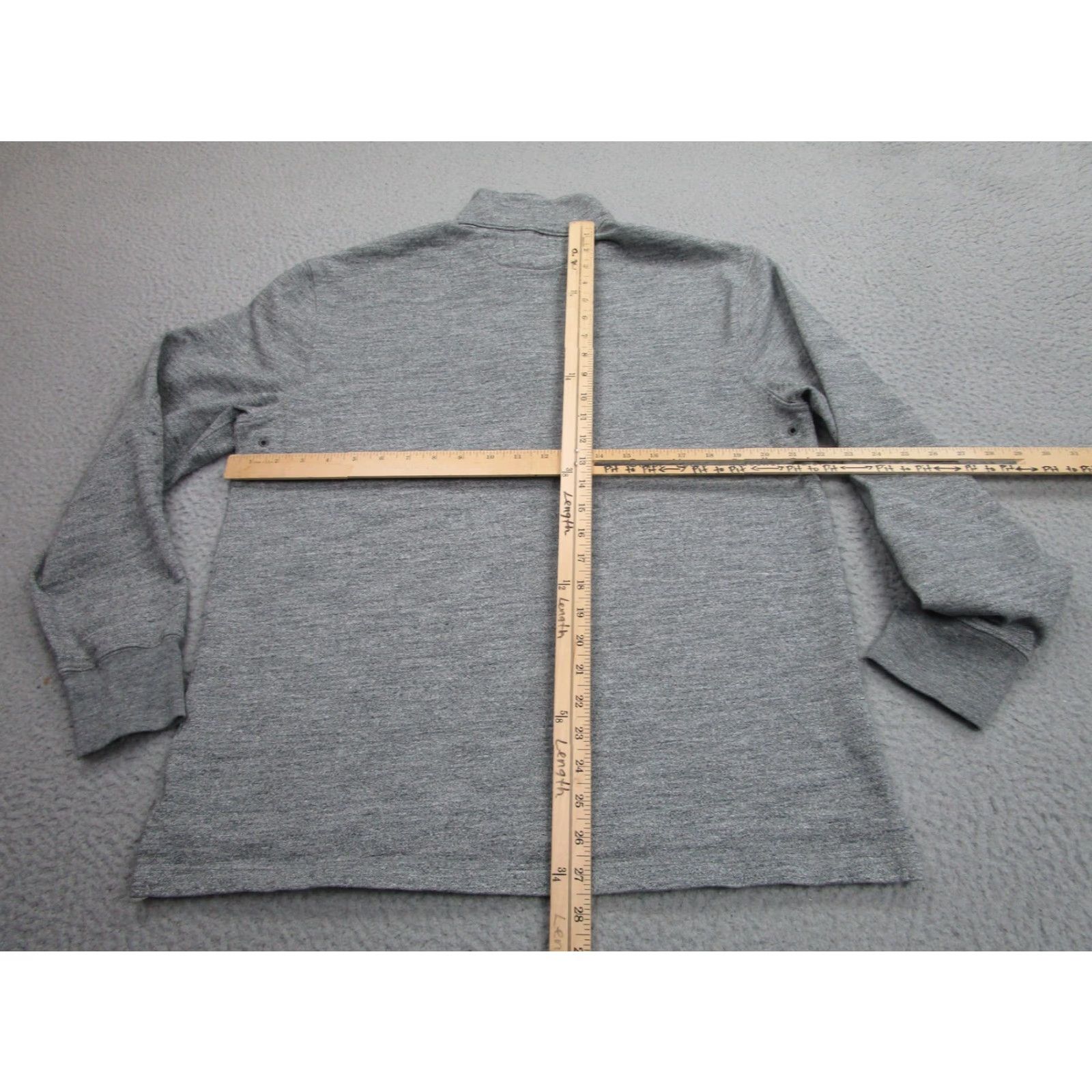 J.Crew J.Crew Oarsmen Sweatshirt Mens M Gray 1/4 Zip Mock Neck Pullover Cotton Knit Shirt Mens M Gray 1/4 Zip Mock Neck Pullover Cotton Knit Size US M / EU 48-50 / 2 - 7 Thumbnail