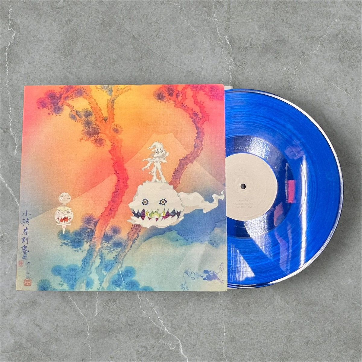 Blue Exclusive Kids See Ghosts Variant Vinyl LP