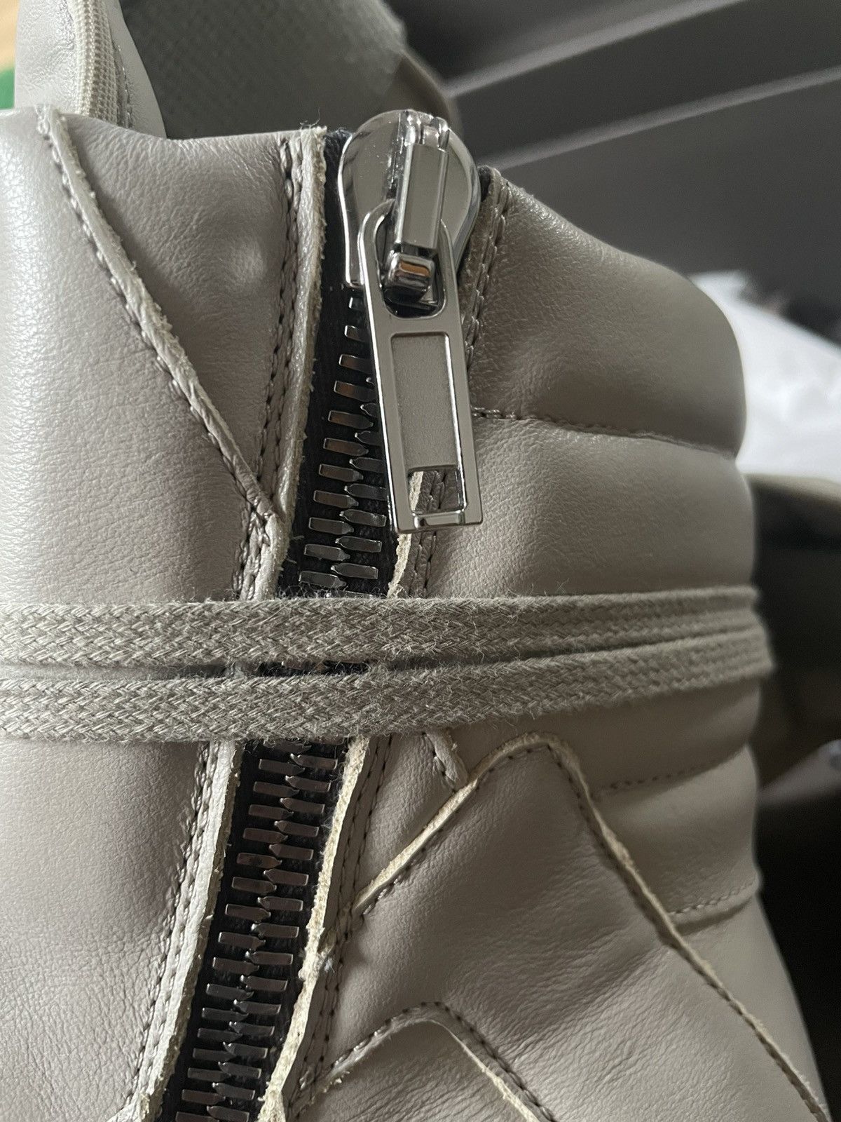 Rick Owens Rick Owens geobasket milk EU41 Size US 8 / EU 41 - 6 Thumbnail
