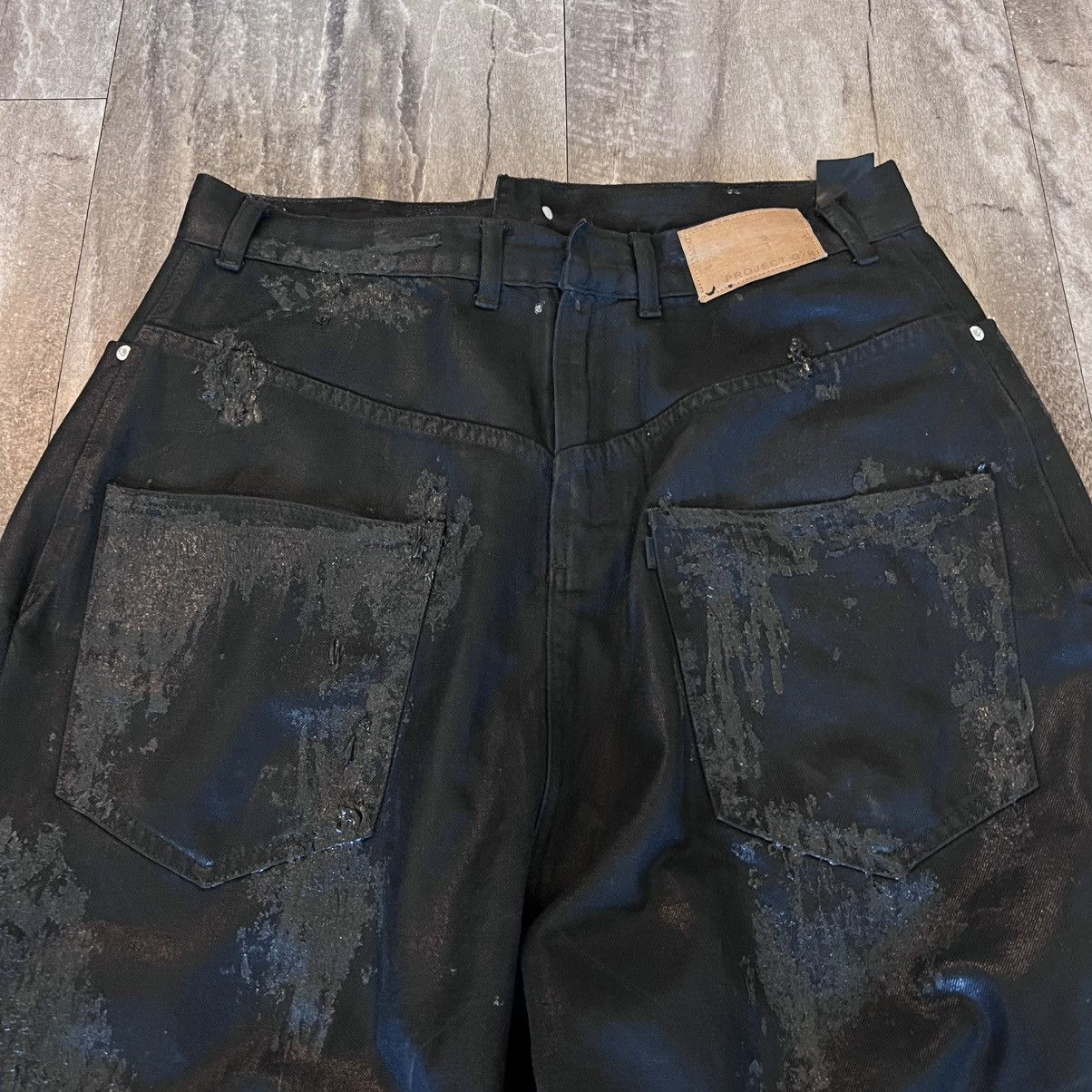PROJECT G/R project g/r waxed luster jeans Size US 32 / EU 48 - 2 Thumbnail