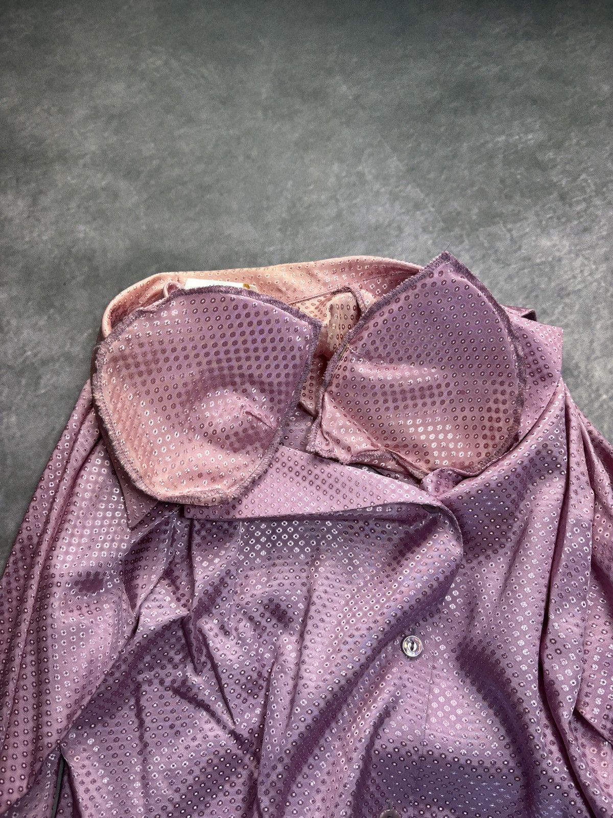 Vintage 1980s Linda Lundstrum Shirt Vintage Ombre Gradient Disco 70s Size US S / EU 44-46 / 1 - 10 Thumbnail