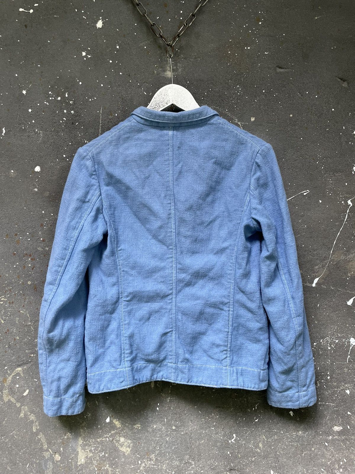 Vintage Jil Sander Linen Blue Blazer RARE