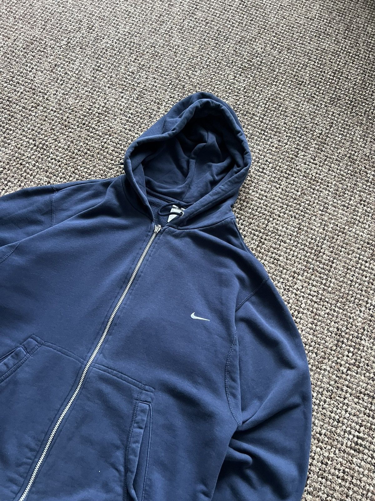 Nike Vintage Nike Zip Hoodie Y2K Basic Fit 90s USA Style Size US L / EU 52-54 / 3 - 6 Thumbnail