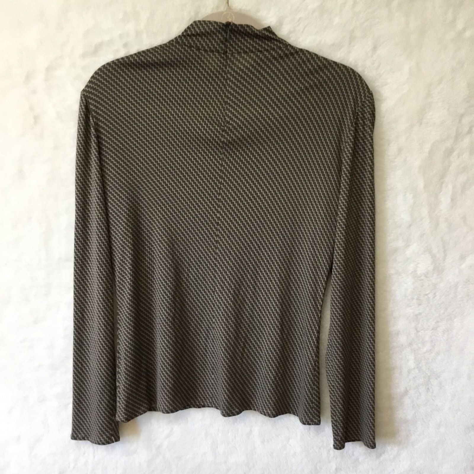 Other Unite! Olive Green Pattern Long Sleeve Top Size M / US 6-8 / IT 42-44 - 7 Thumbnail