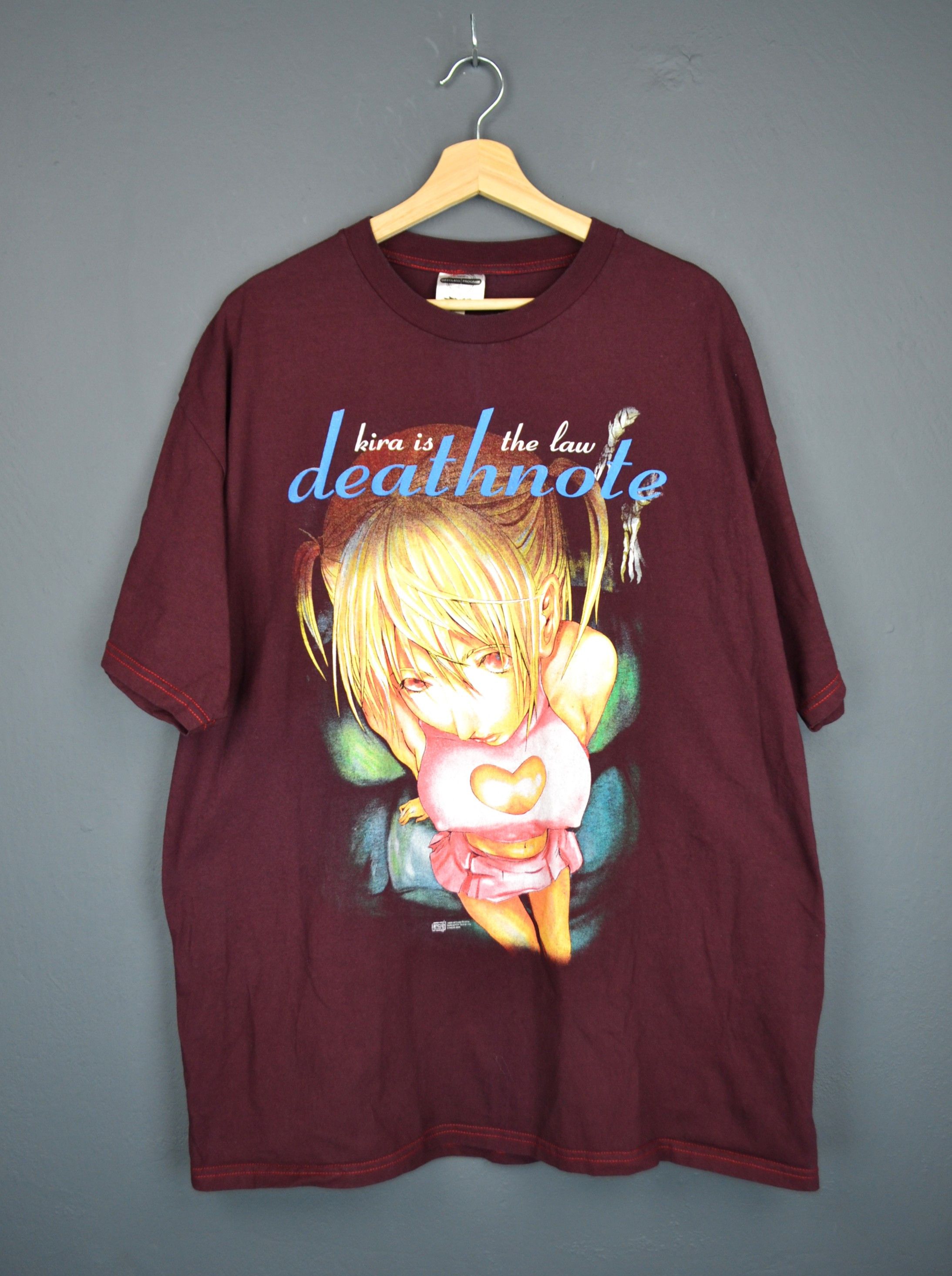 Vintage Bootleg Deathnote Deftones Misa "Kira is The Law" XXL Size US XXL / EU 58 / 5 - 1 Thumbnail