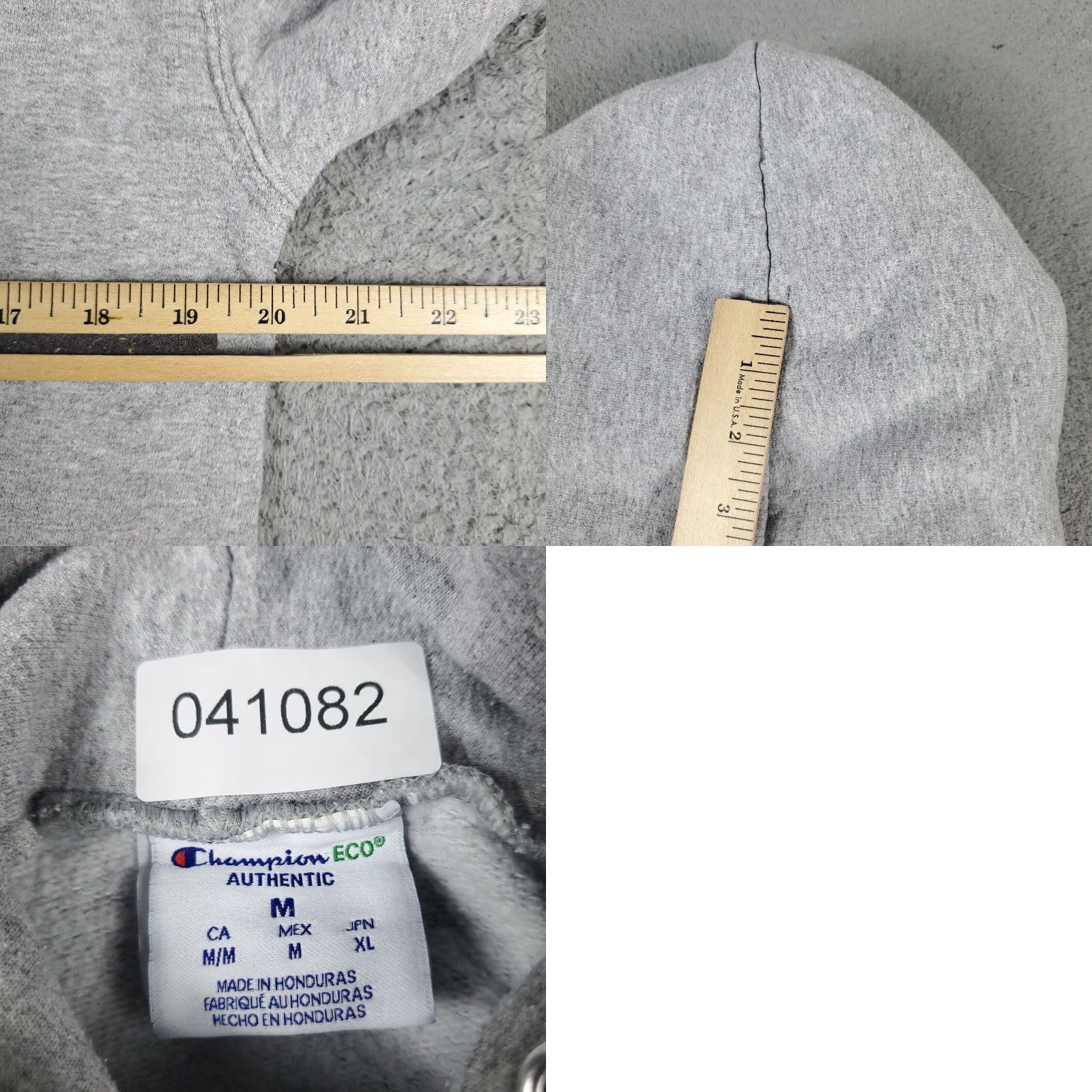 Champion Mens Champion Gray Medium XL Extra Large Pullover Hoodie Sweatshirt Size US M / EU 48-50 / 2 - 8 Thumbnail