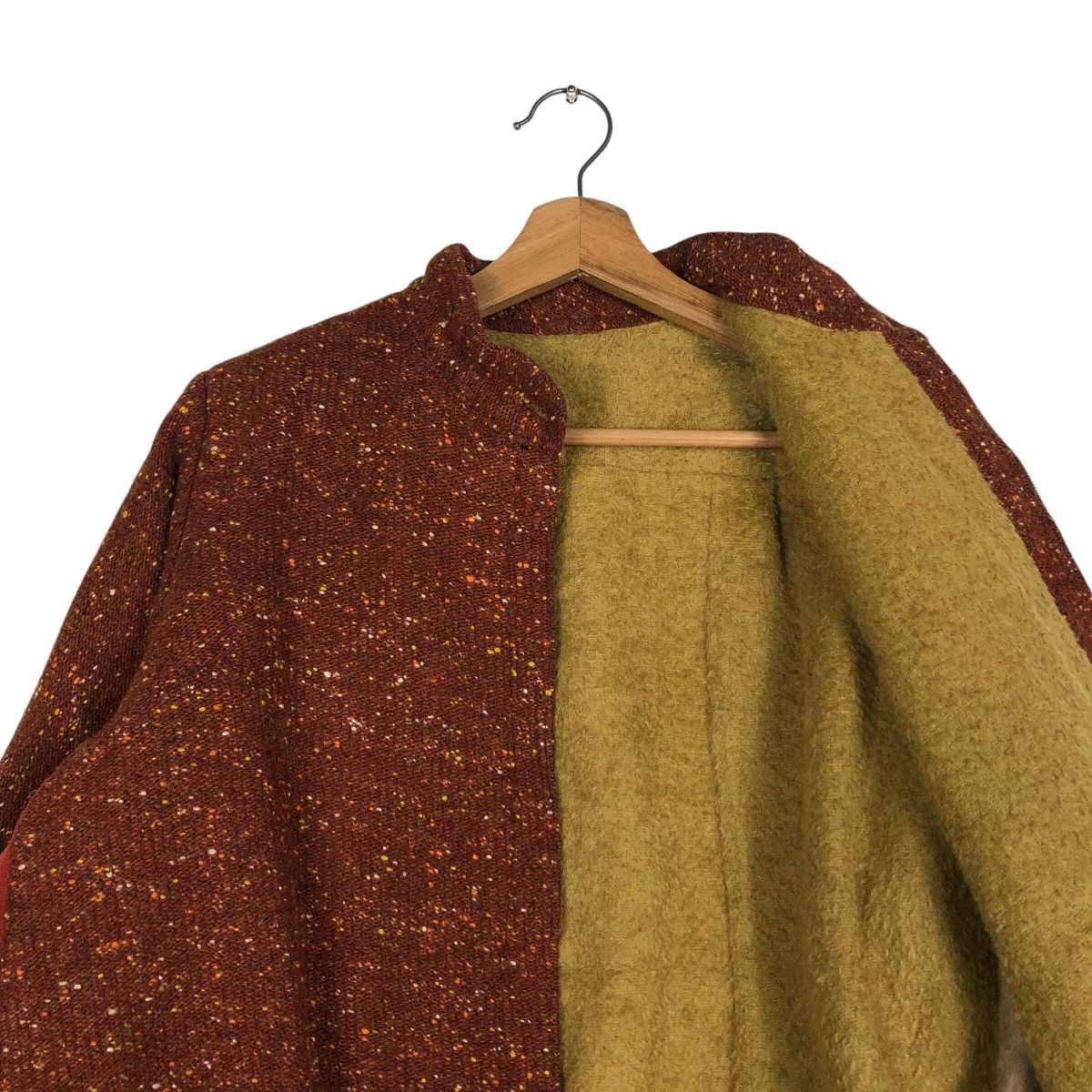 Japanese Brand 📌Vintage Wool Bomber Jacket Herringbone Nemeth Design Size US M / EU 48-50 / 2 - 13 Thumbnail