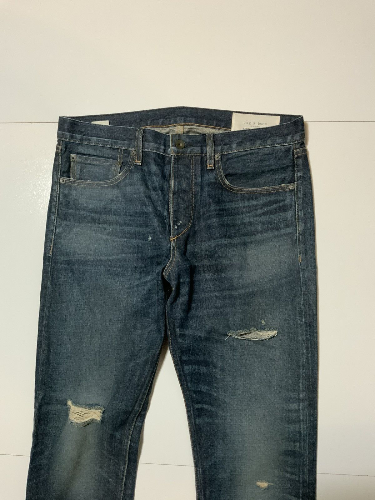 Rag & Bone $295 Rag & Bone Standard Issue Fit 2 Zeitgeist Denim Jeans Size US 32 / EU 48 - 8 Thumbnail