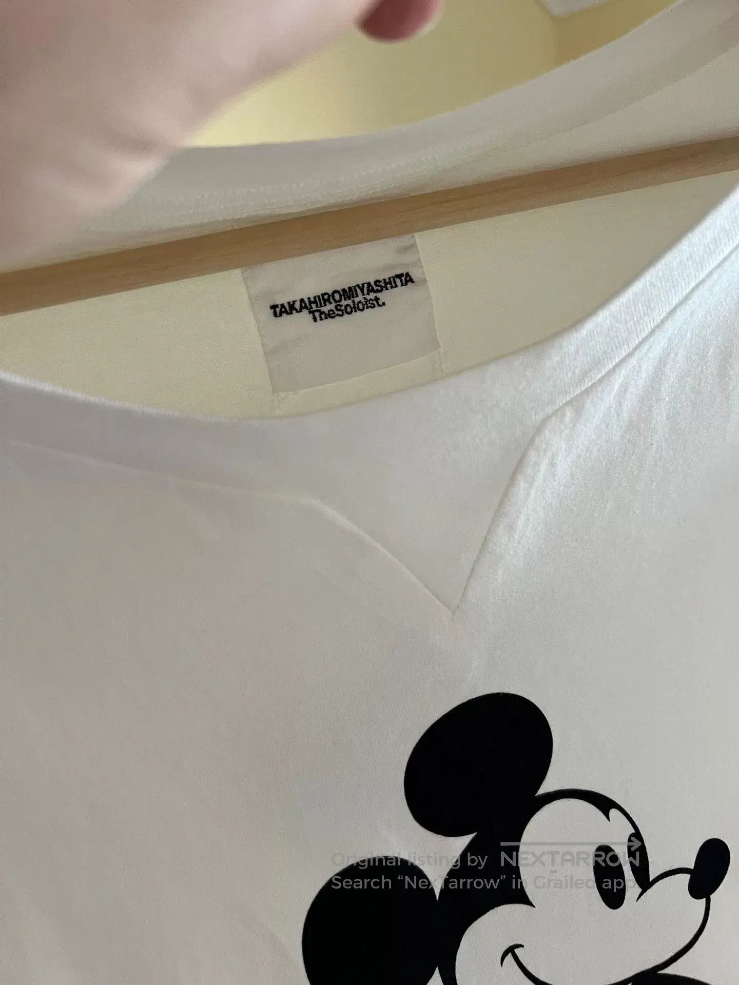 Takahiromiyashita The Soloist. Soloist Archive Mickey Mouse T-shirt. Size US L / EU 52-54 / 3 - 9 Thumbnail