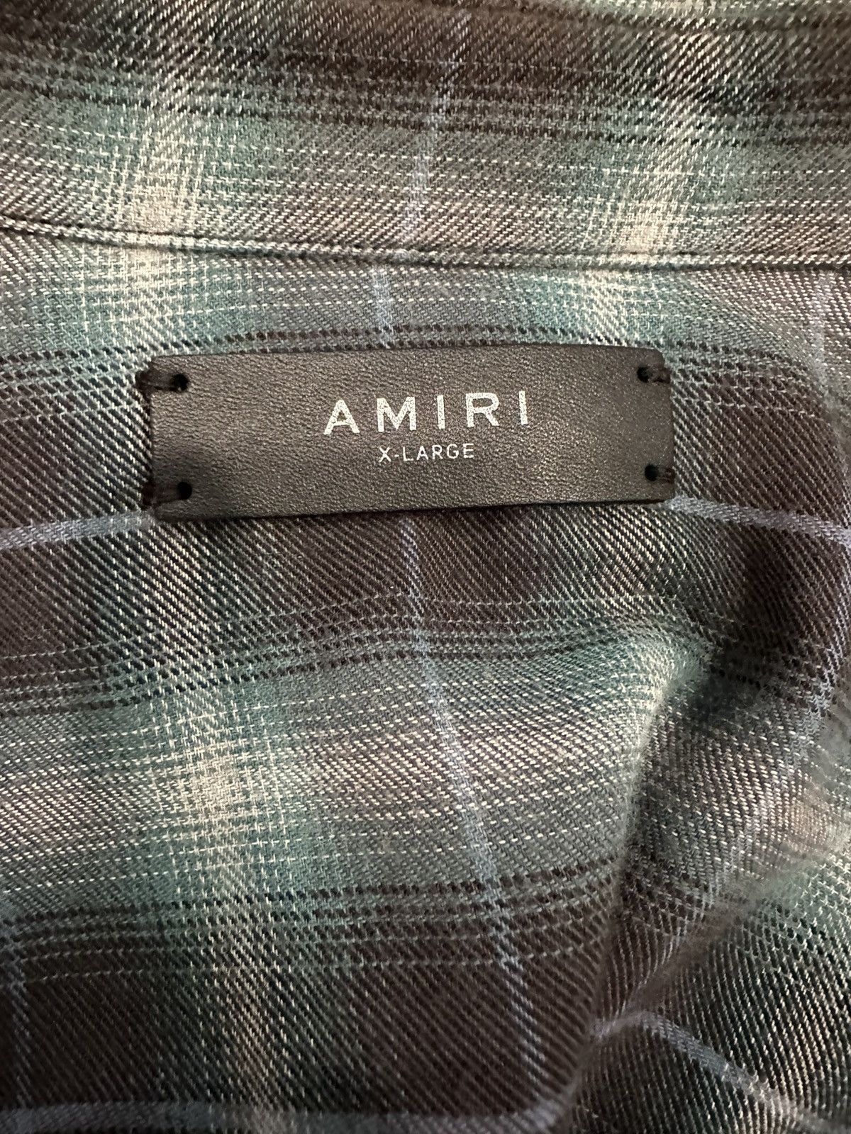 Amiri Distressed Amiri Flannel XL Size US XL / EU 56 / 4 - 5 Thumbnail