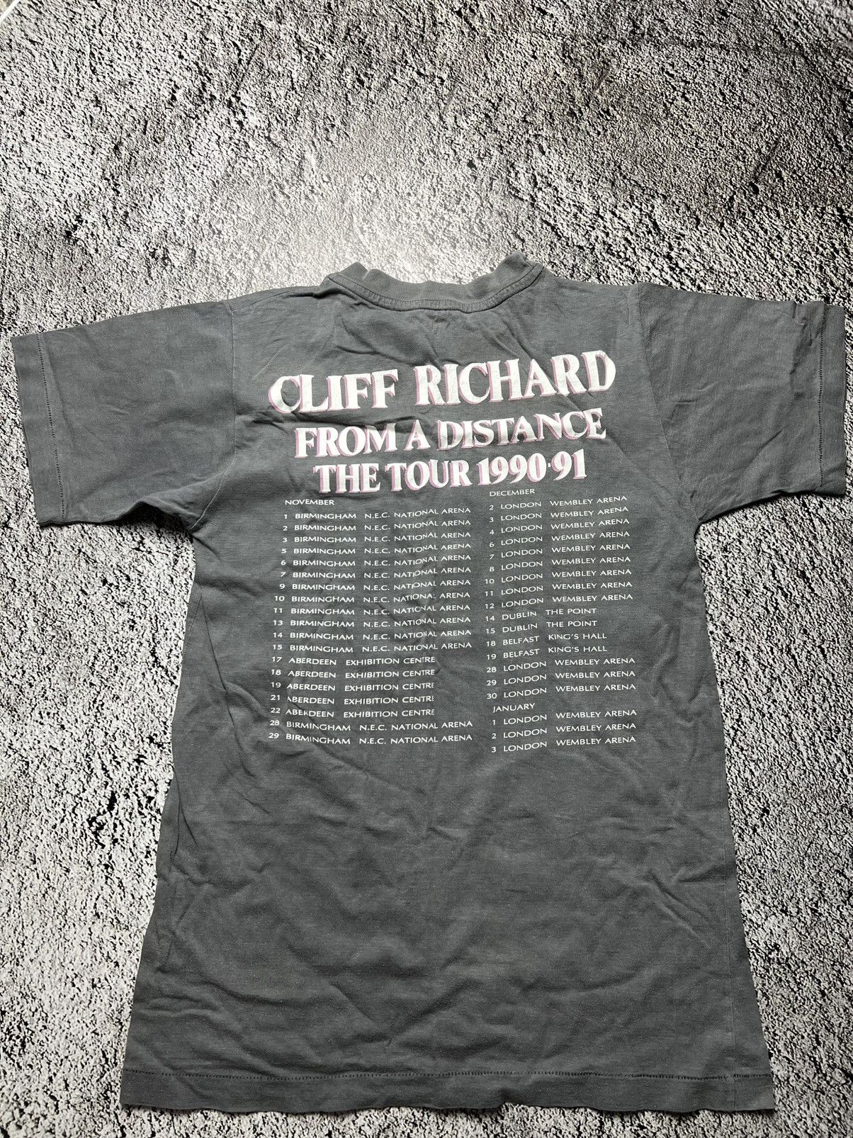 Band Tees 1990-1991 Tour Cliff Richard “from a distance tour” t shirt Size US M / EU 48-50 / 2 - 4 Thumbnail