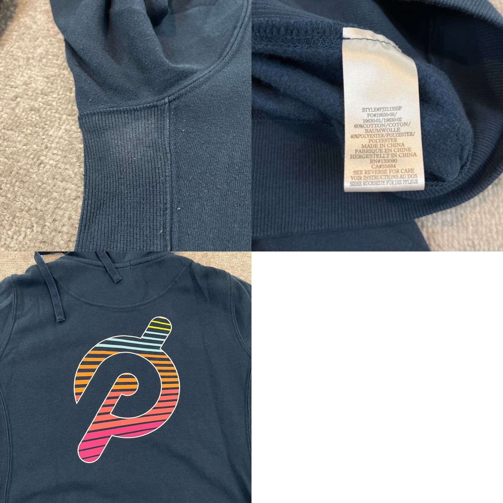Vintage Peloton Jacket Womens Medium Blue Ultimate Fleece Zip Hoodie Cycling Training Size M / US 6-8 / IT 42-44 - 8 Thumbnail