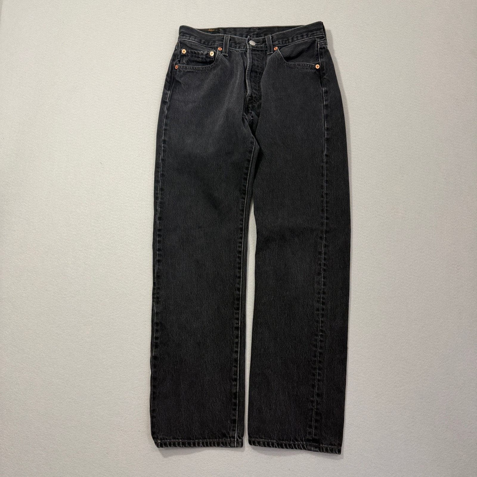 Levi's Vintage Levis 501xx Jeans Men's 30x32 Black Straight Fit Size US 30 / EU 46 - 1 Thumbnail