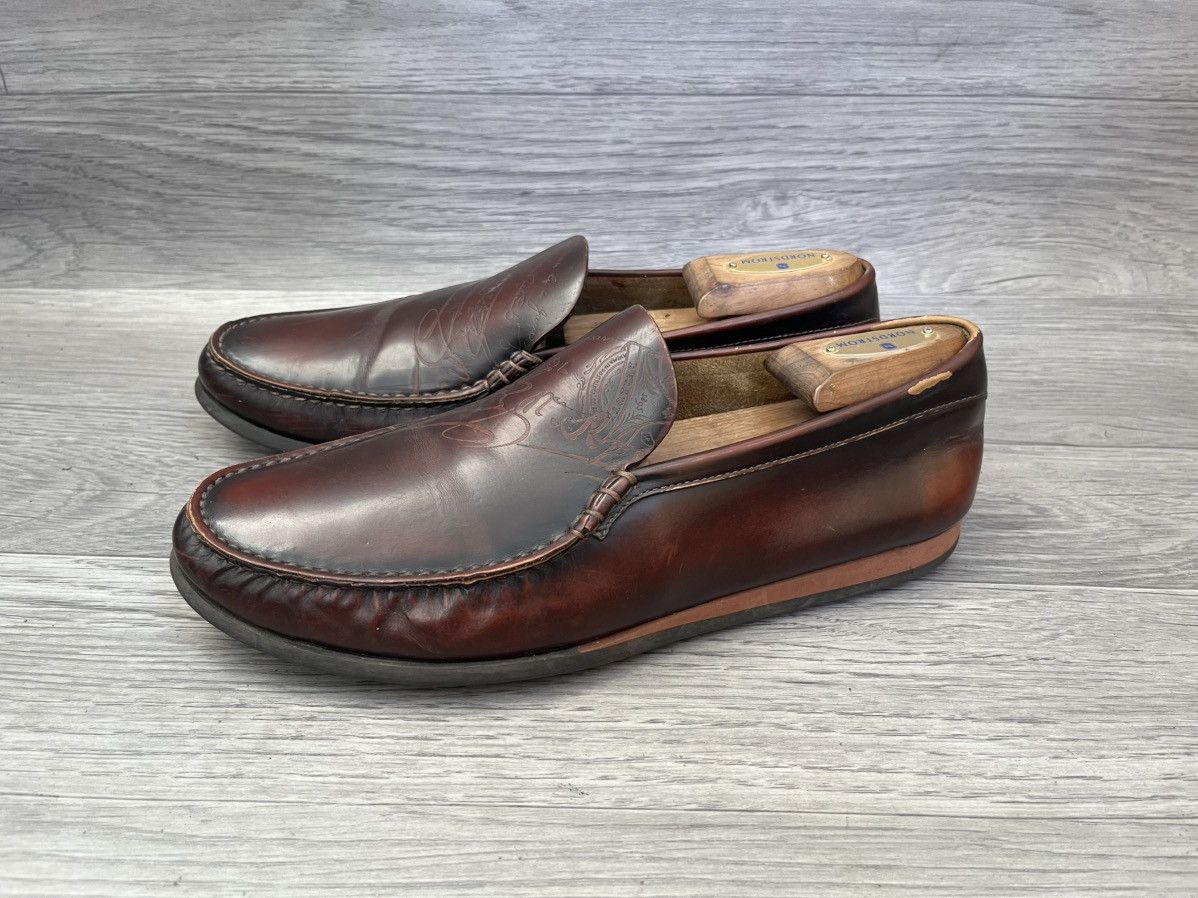Berluti Berluti scritto penny loafers Size US 7.5 / EU 40-41 - 3 Thumbnail