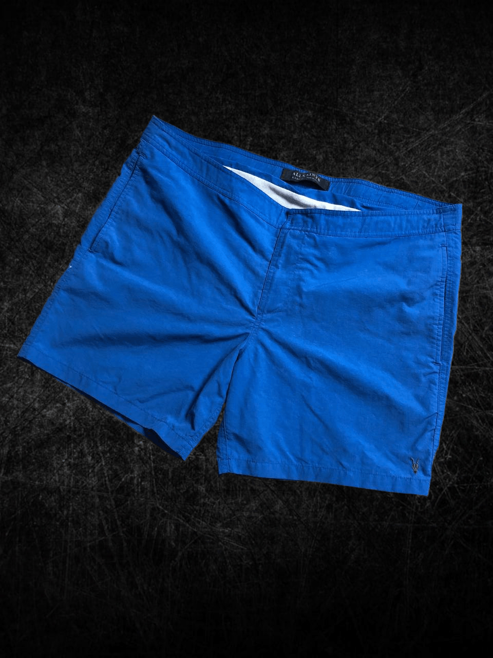Allsaints VINTAGE ALLSAINTS Blue Swim Shorts Trunks Size US 36 / EU 52 - 1 Thumbnail